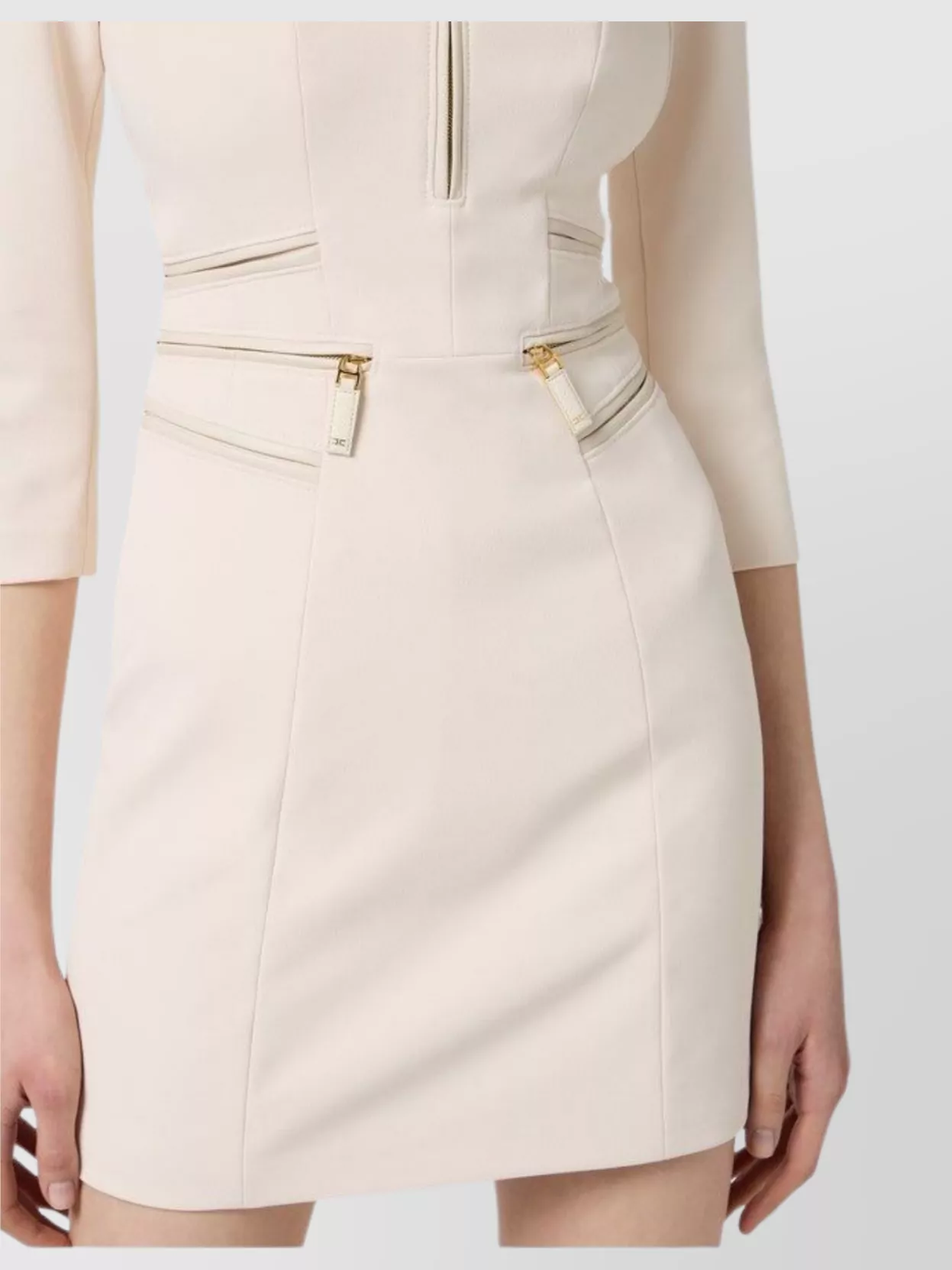 Elisabetta Franchi Tailored Dresses Featuring Gold-Tone Hardware