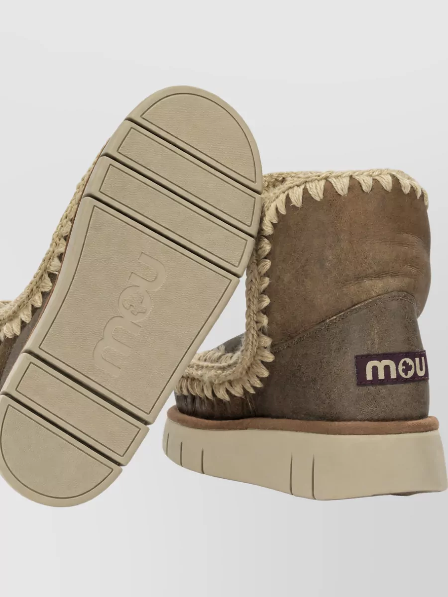 Mou Leather Slippers