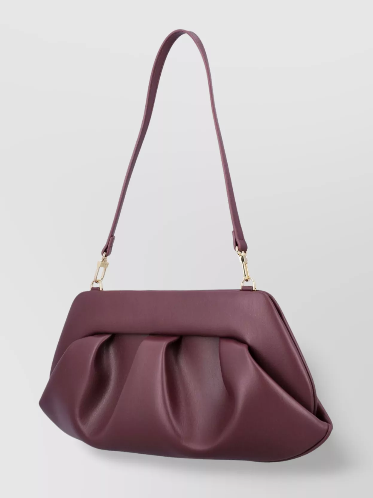 Themoiré Sculptural Vegan Leather Shoulder Bag
