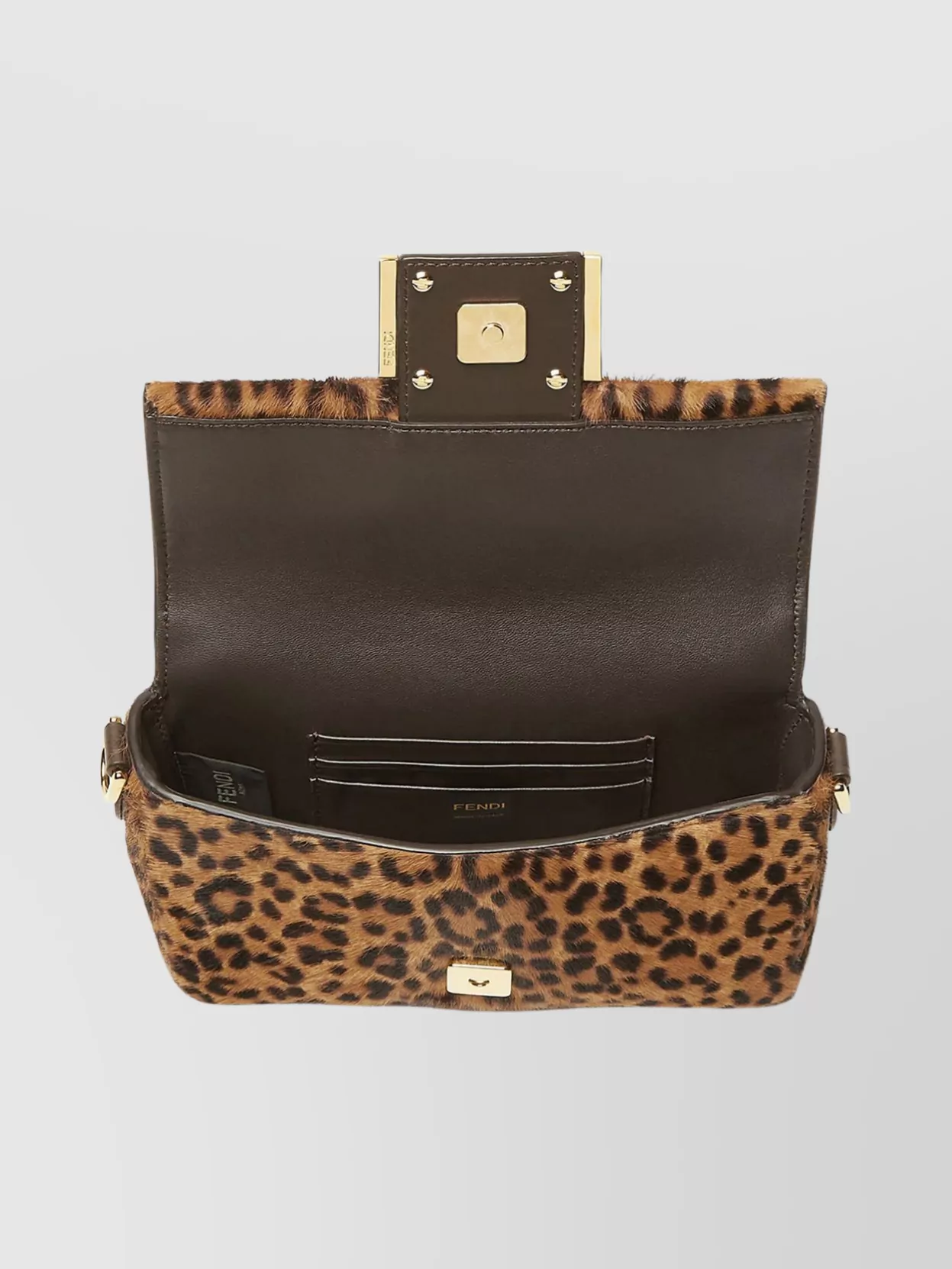 Fendi Mini Baguette Shoulder Bag Chain