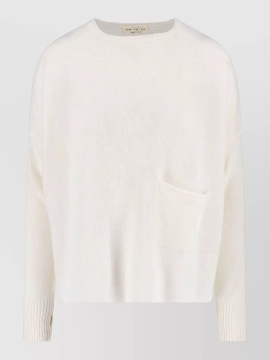 Ma'ry'ya Cashmere Virgin Wool Crewneck Jumper