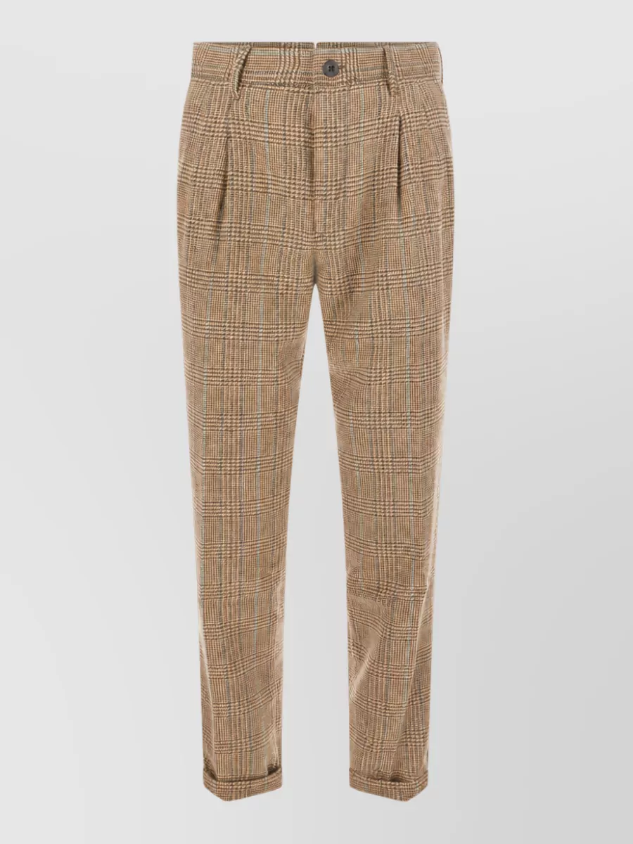 Incotex wool-blend straight-leg trousers