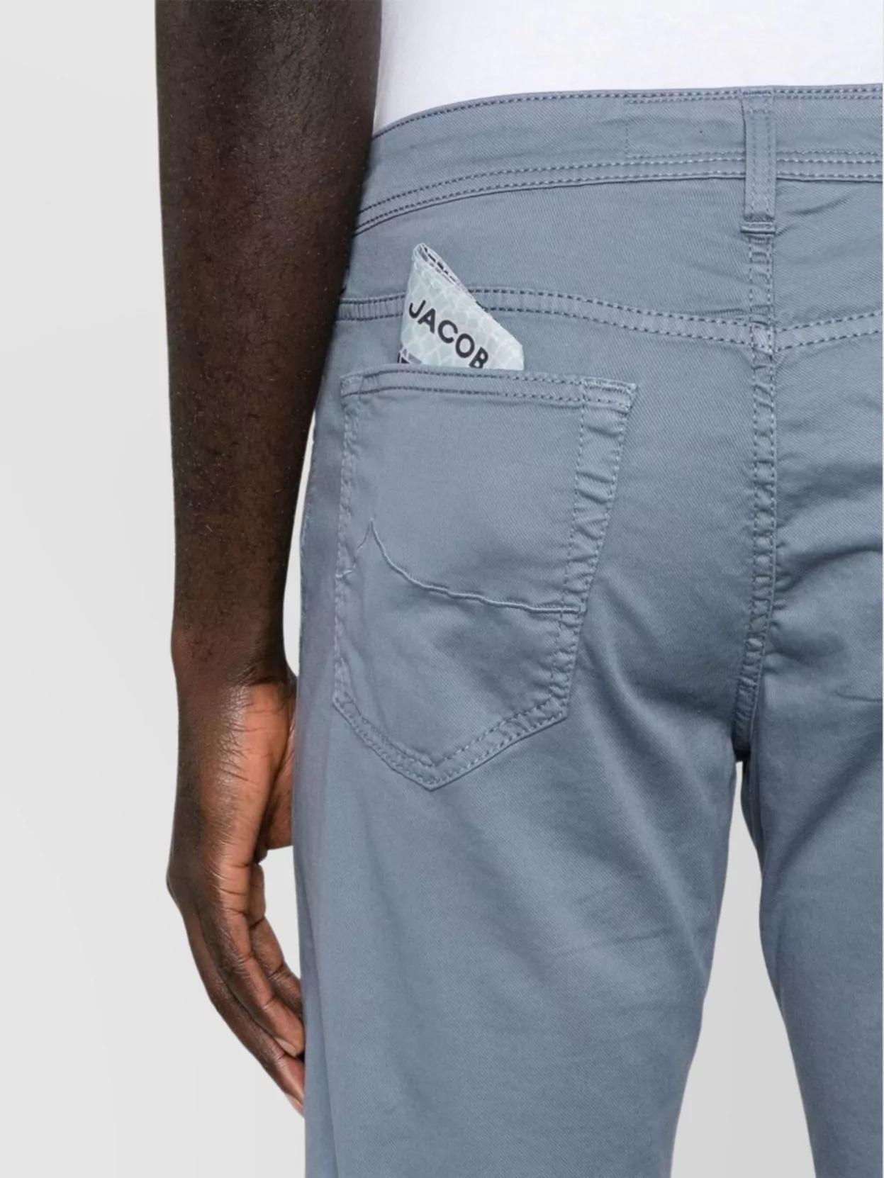 Jacob Cohen "Bard" Slim Fit Trousers With Belt Loops