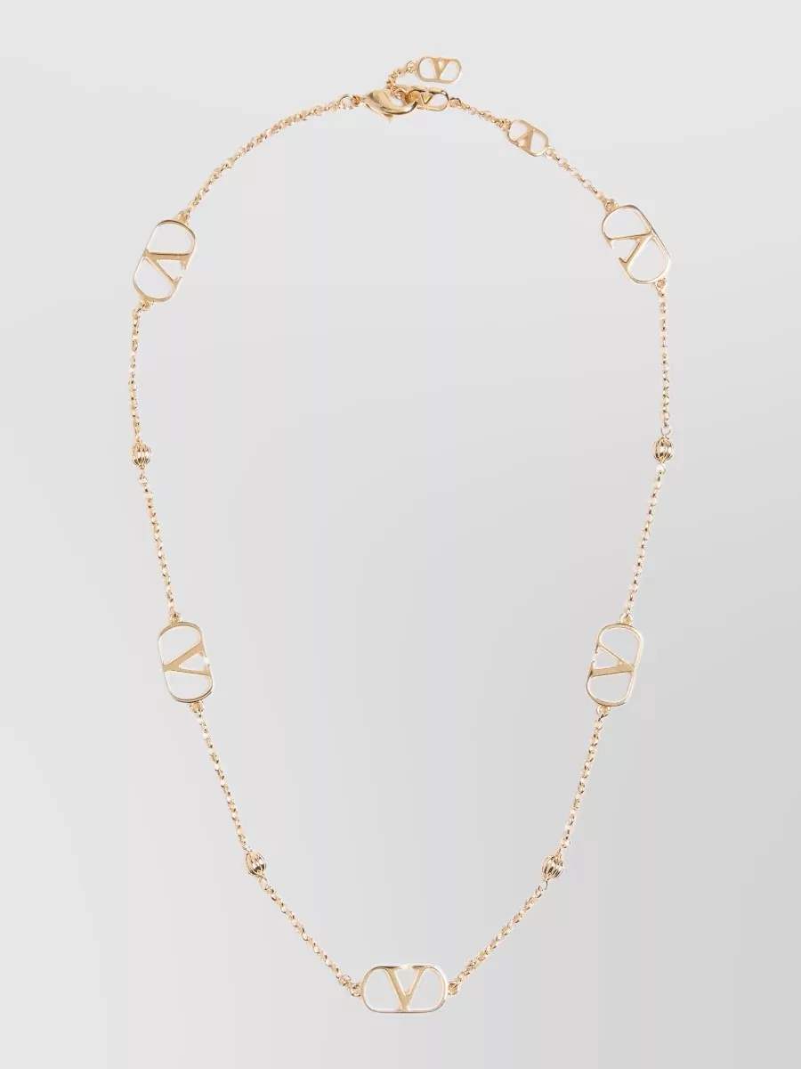 Valentino Garavani Logo Necklace