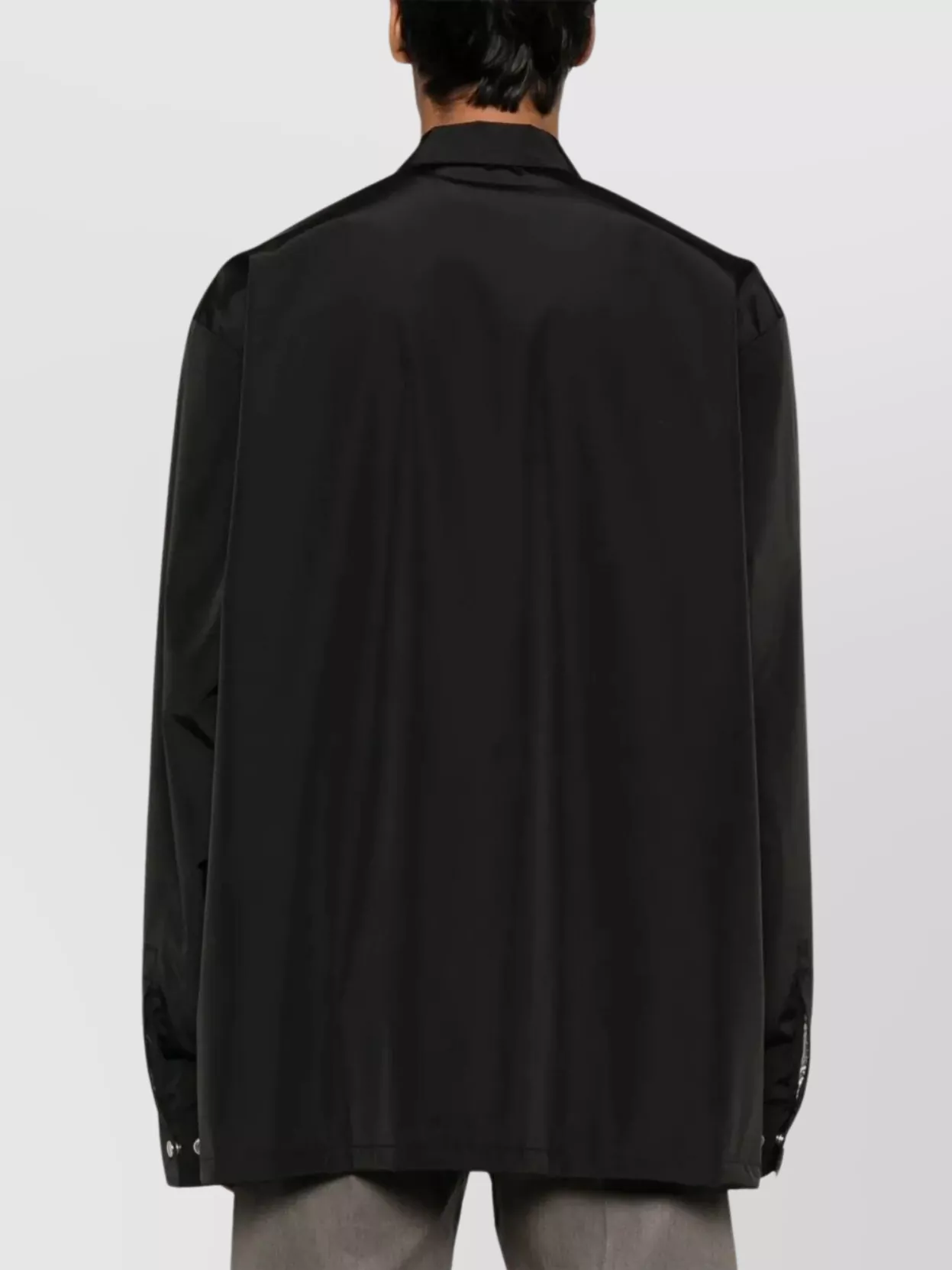 Rick Owens Collar Point Sleeves Long Drawstring Zip