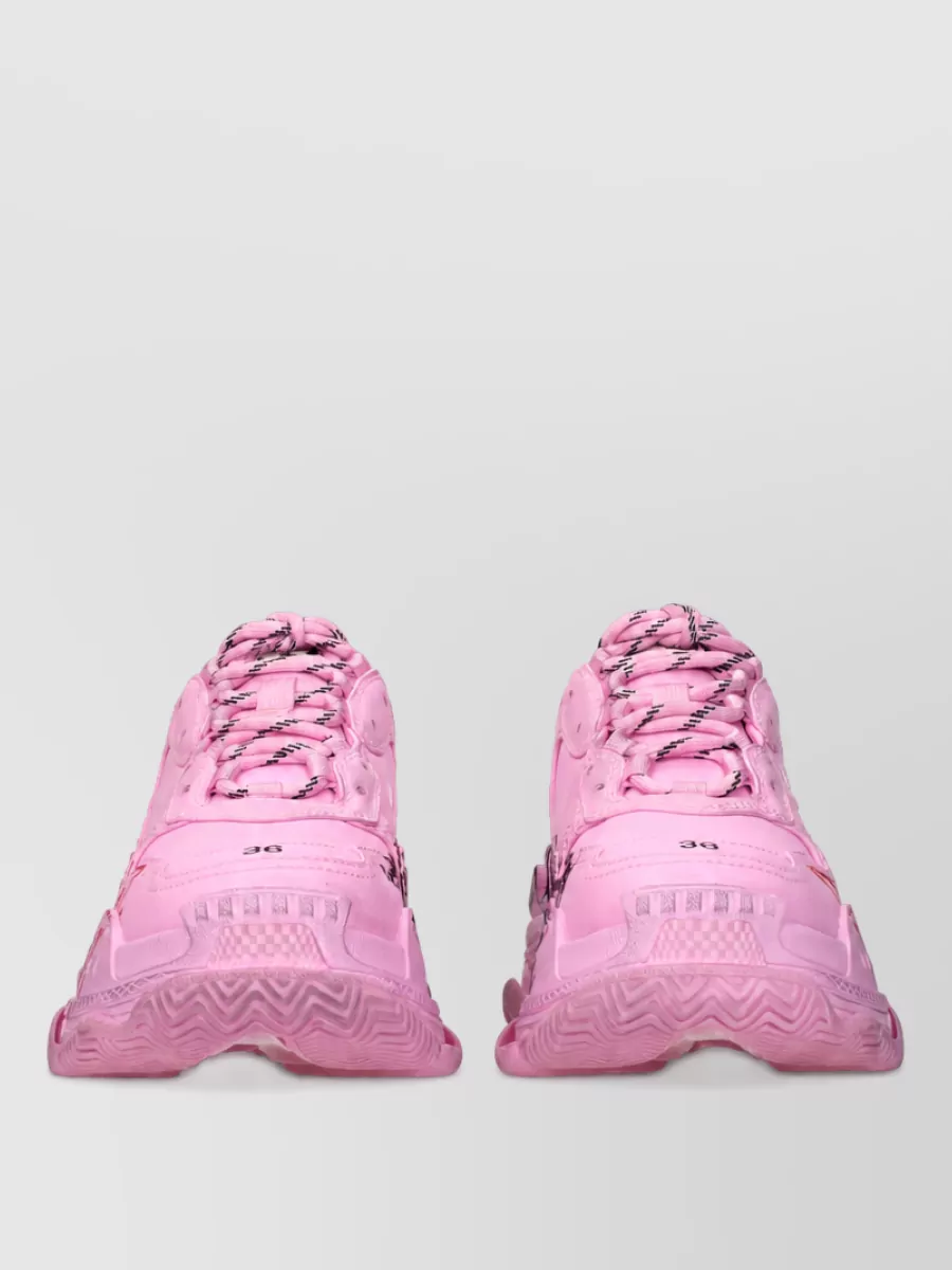 Balenciaga Leather Low-Top Sneakers