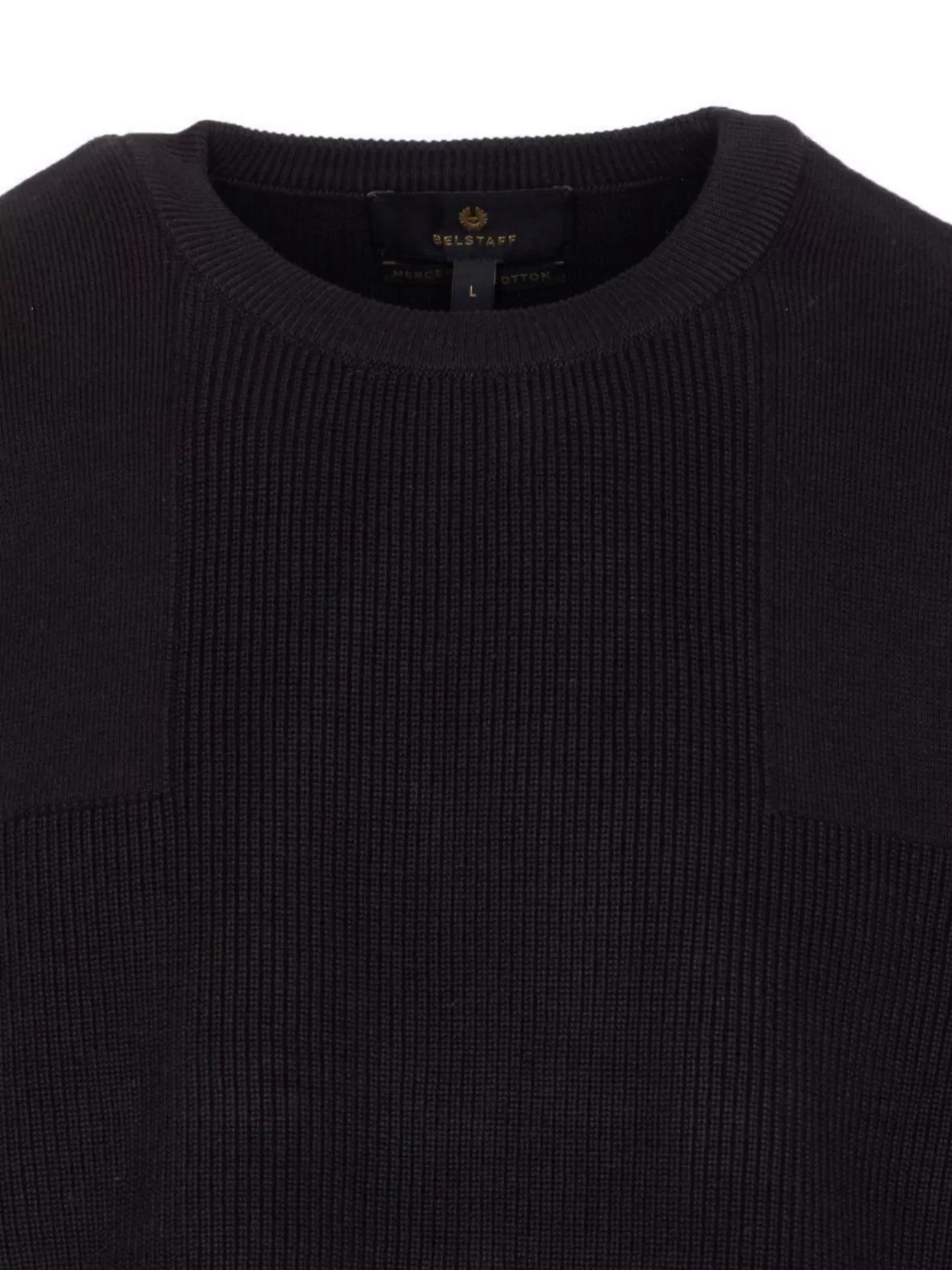 Belstaff Ribbed Crewneck Long Sleeve Sweater