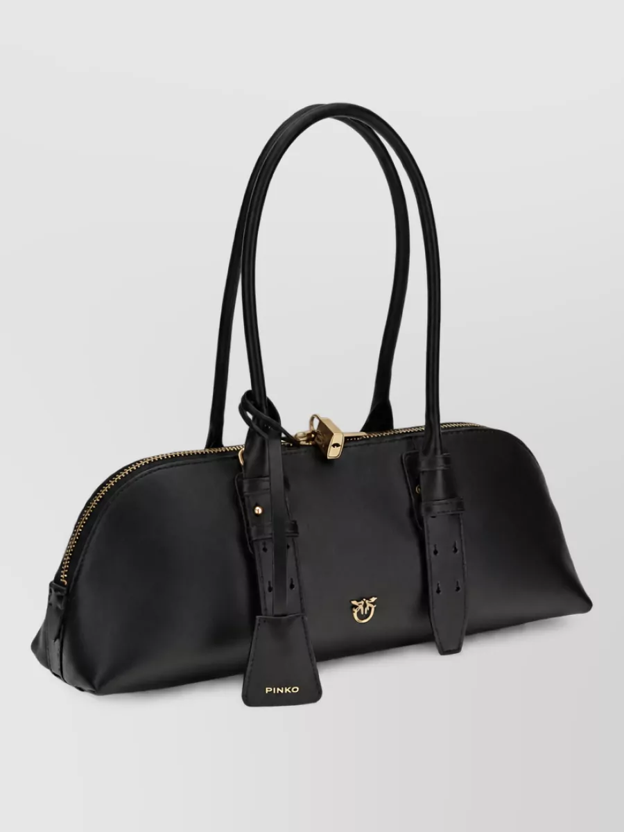Pinko Love Bag Leather Clutch Bag