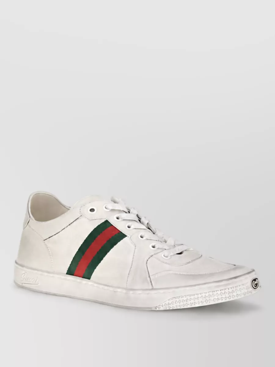 Gucci calf leather low-top sneakers