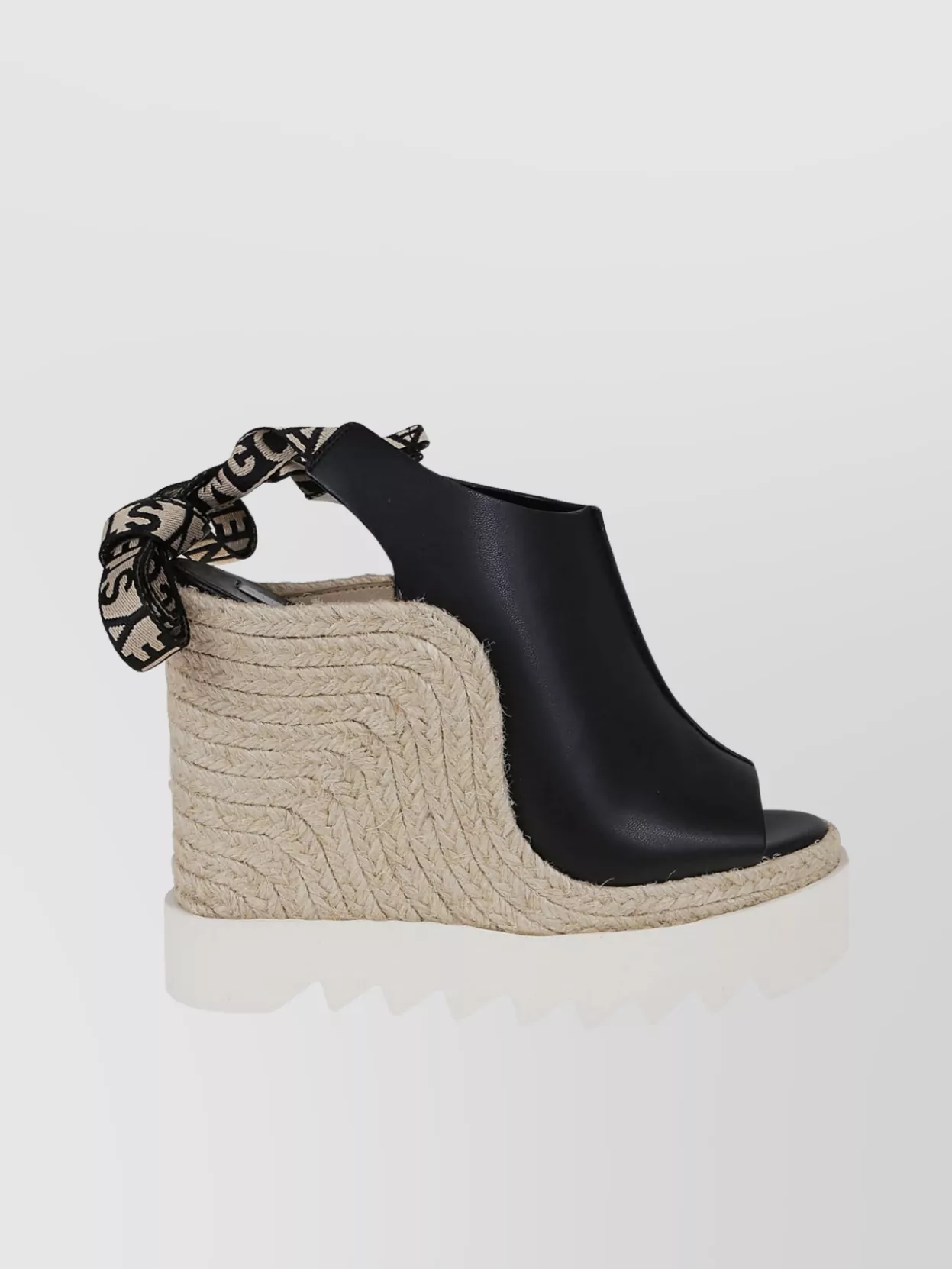 Shop Stella Mccartney Alter Sporty Mat Sandals In Black
