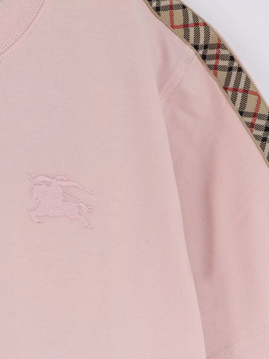 Burberry Ribbed Cotton Short-Sleeve T-Shirt