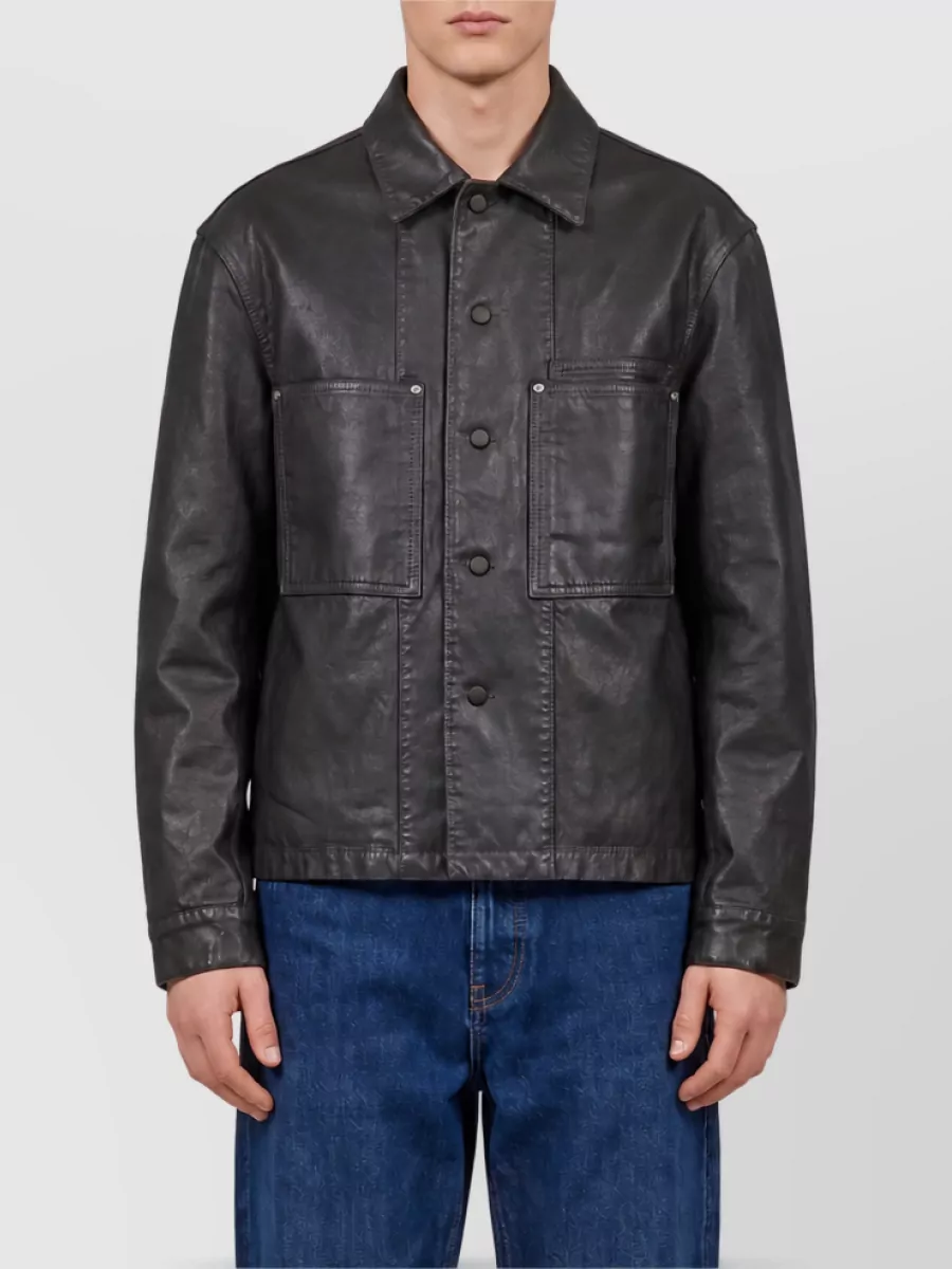 Lemaire denim regular-fit work jacket