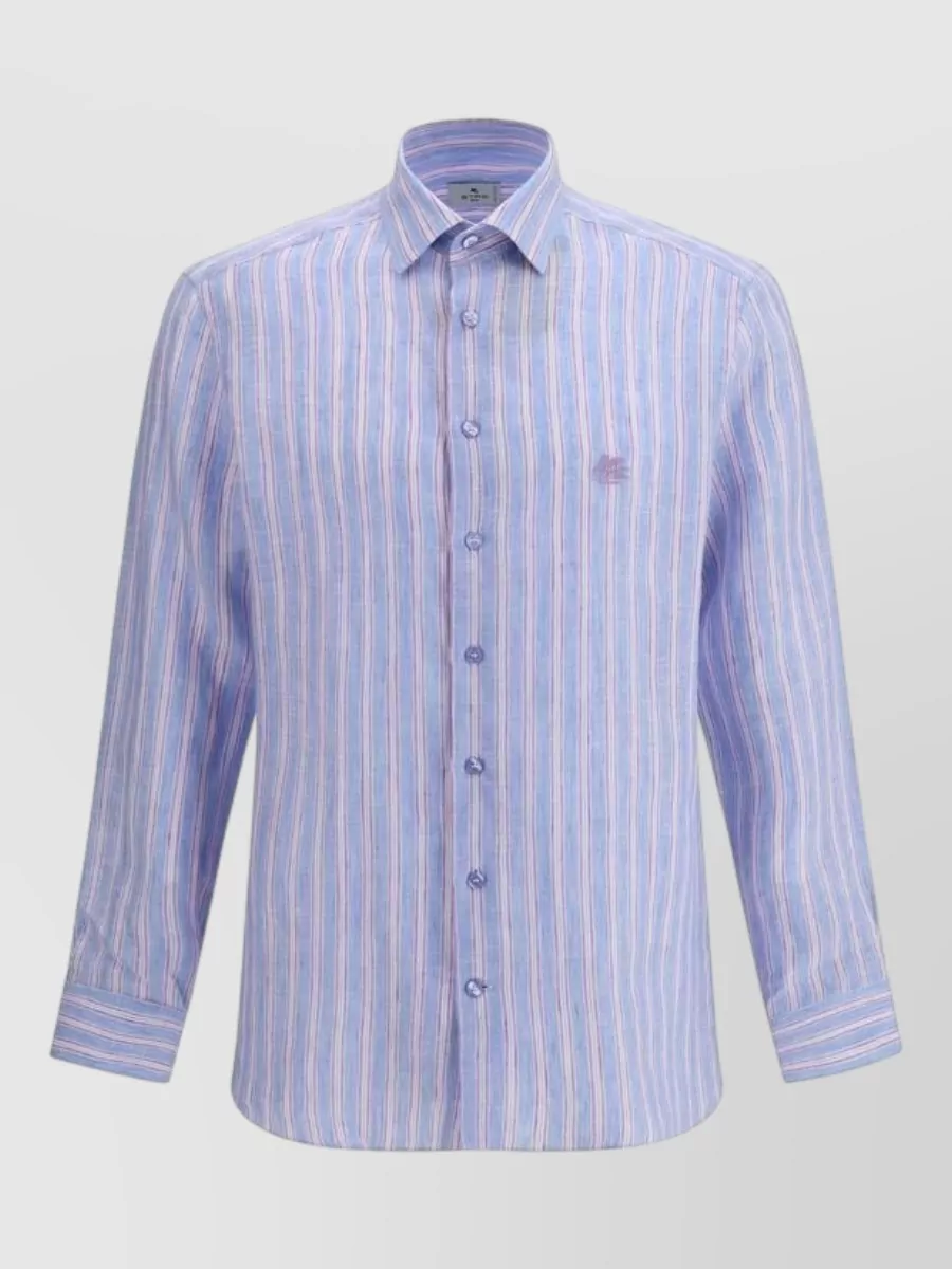 Etro linen pattern shirt