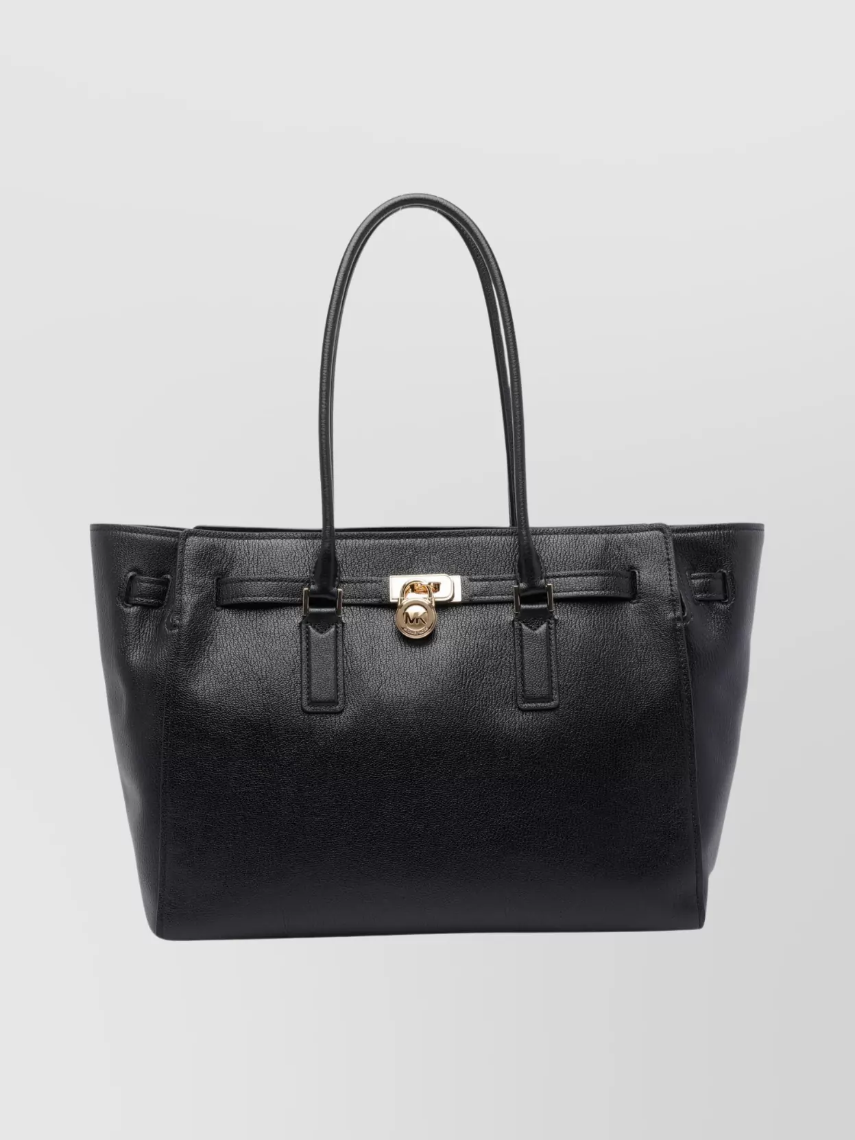 Michael Michael Kors Structured Leather Tote Dual Strap Design