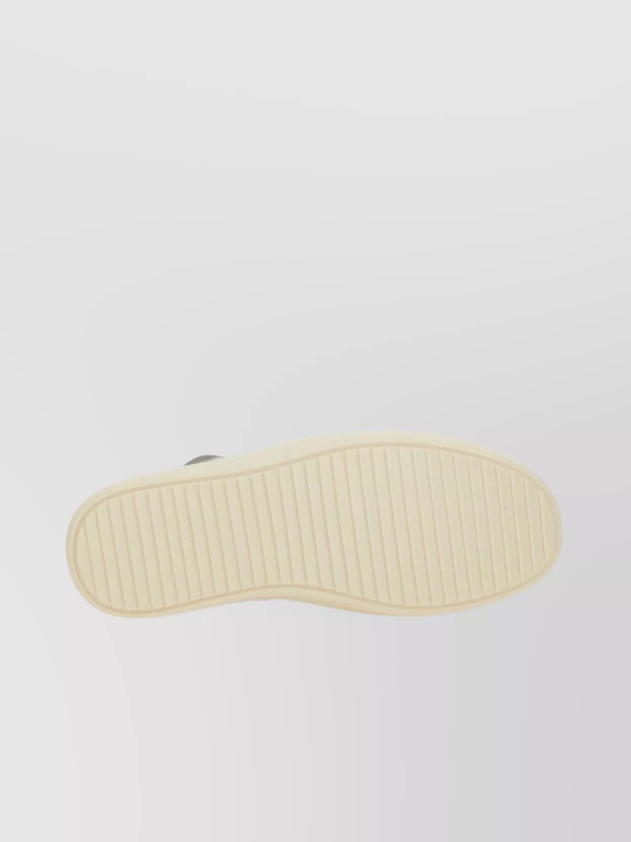 Rick Owens Leather High-Top Sneaker Contrast Sole
