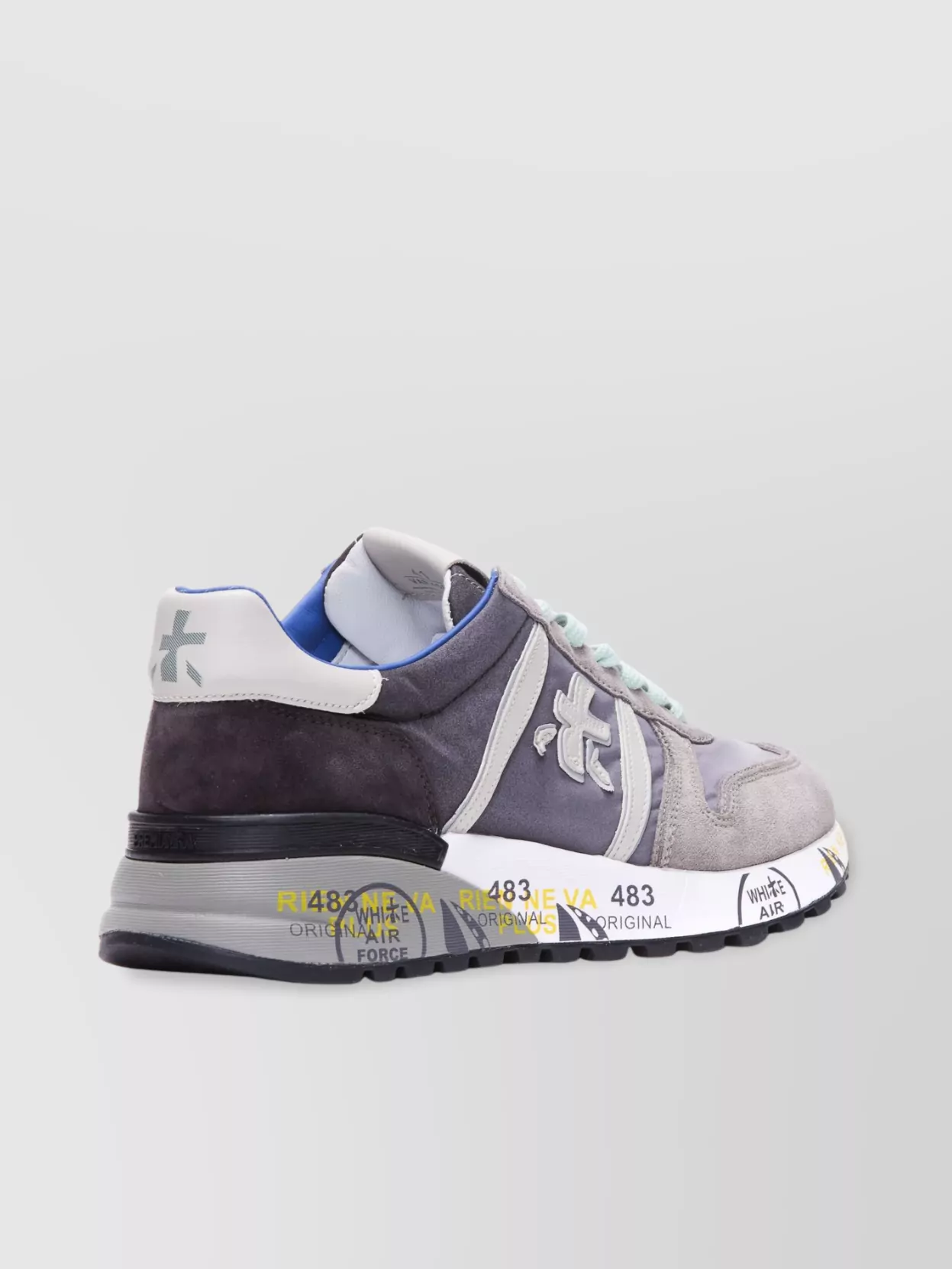 Premiata Low Top Sneakers Contrast Sole