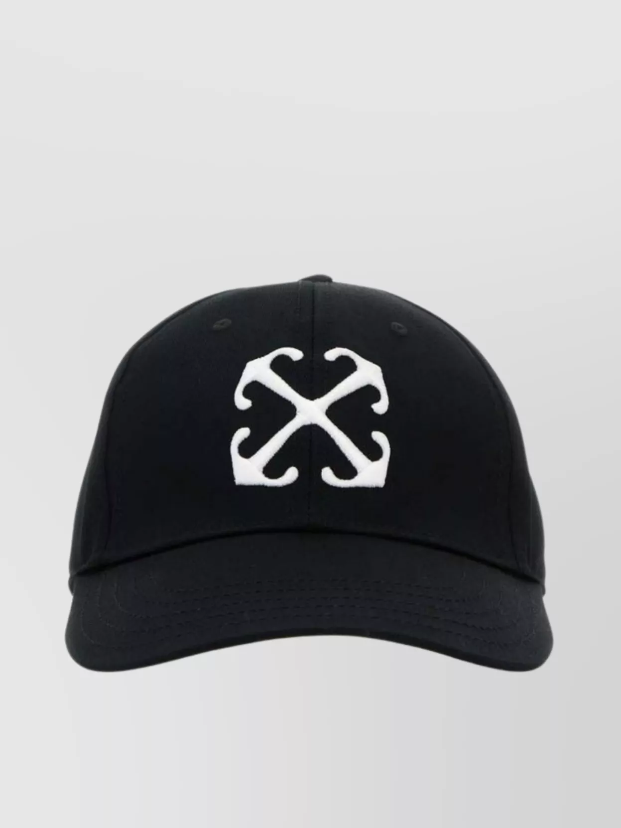 Shop Off-white Cotton Baseball Cap With Curved Brim