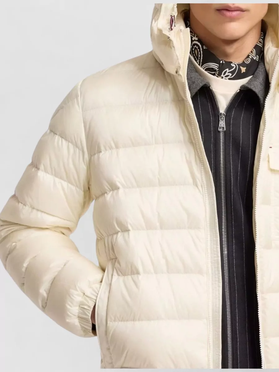 Moncler Down Hooded Short Puffer Jacket