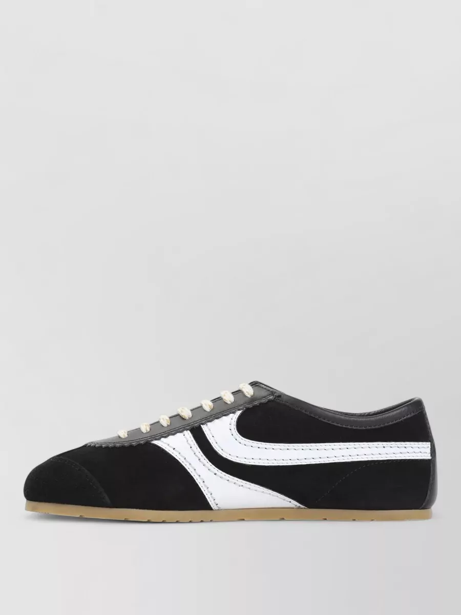 Dries Van Noten Suede Low-Top Sneakers