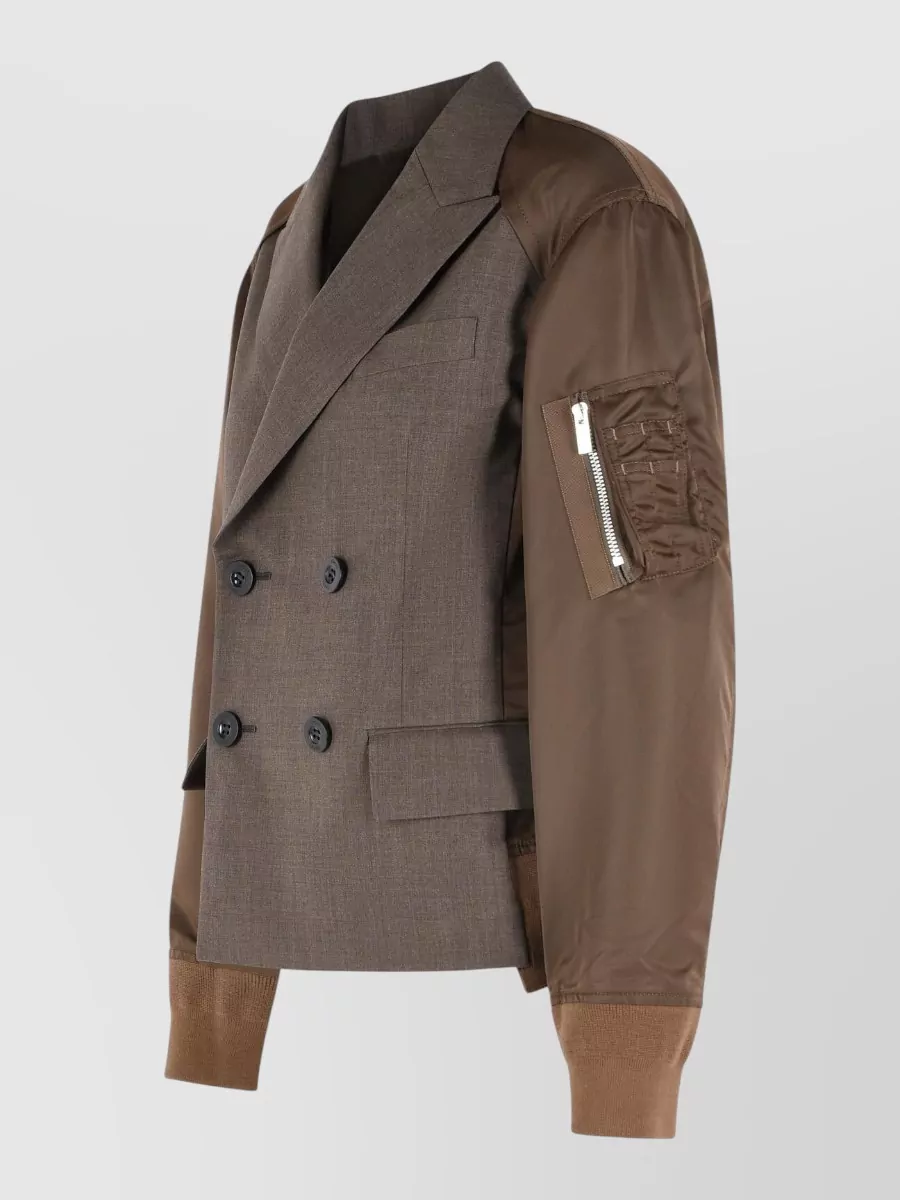 Sacai Double Breasted Coat