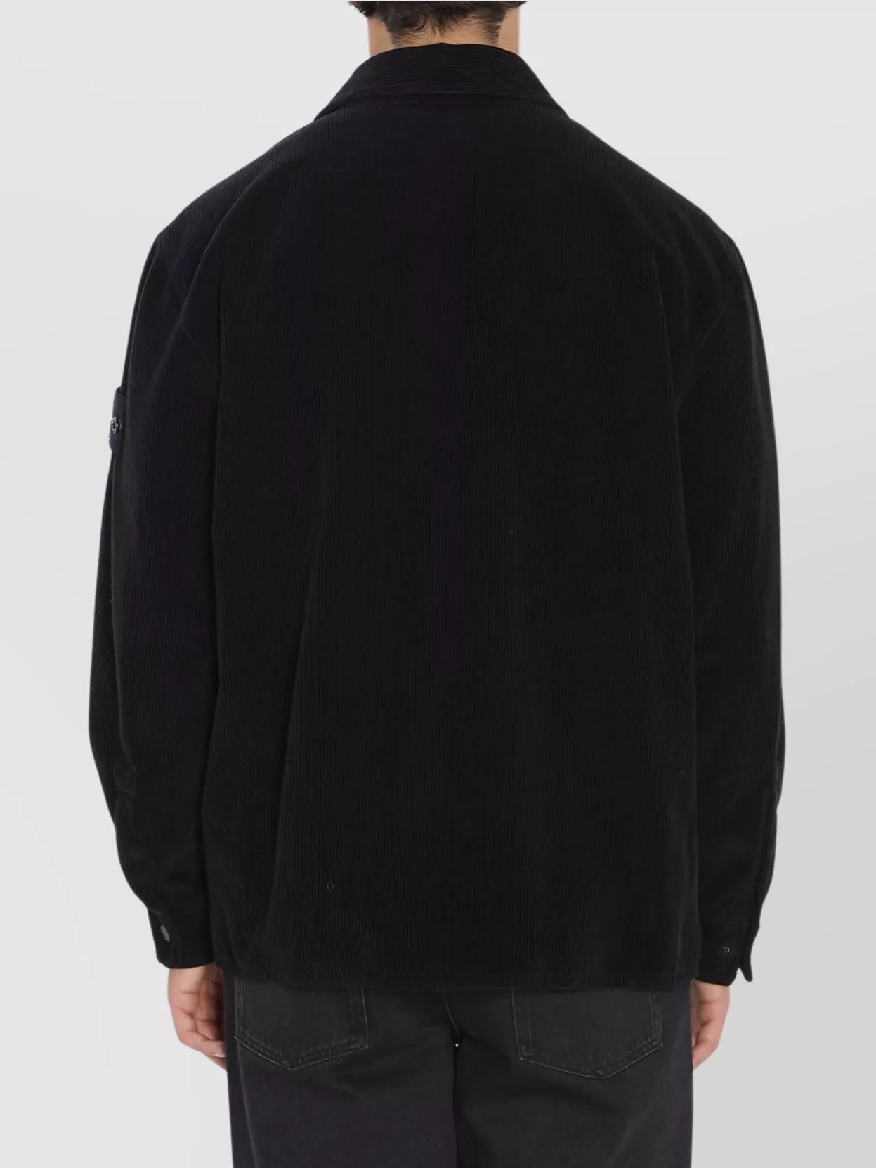Stone Island Cotton Corduroy Shirt Jacket Pockets