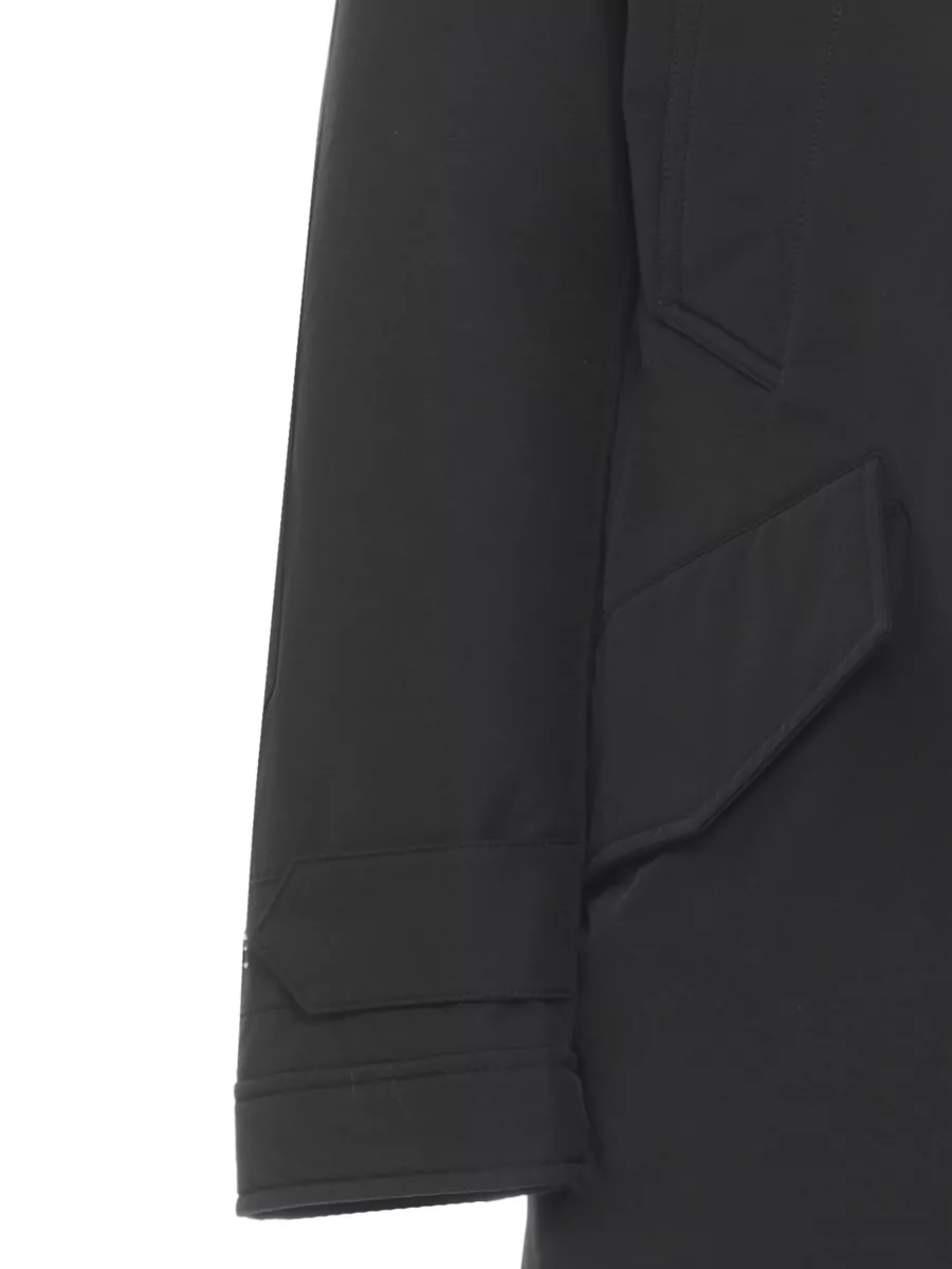 Woolrich Hooded Parka Coat Long Sleeves Pockets