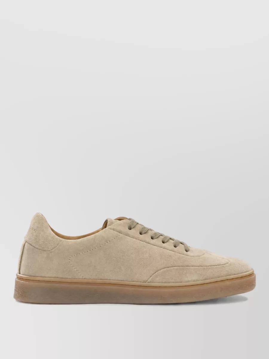 Henderson Baracco lace up sneakers suede upper rubber sole