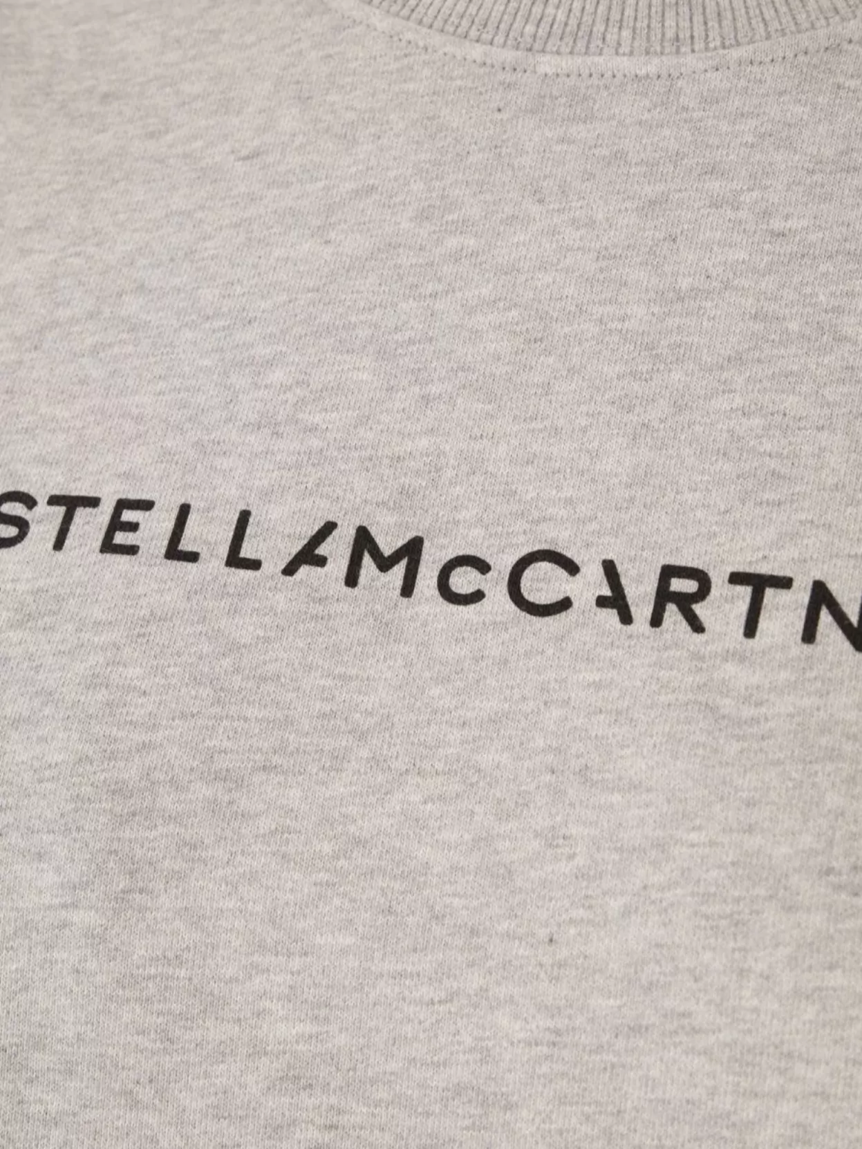 Stella Mccartney Loose Fit Pure Cotton Sweatshirt