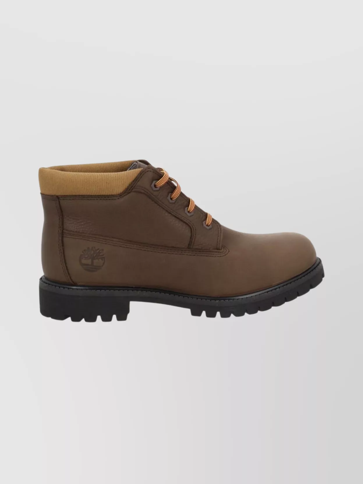 Timberland Round Toe Ankle Boots With Rubber Sole