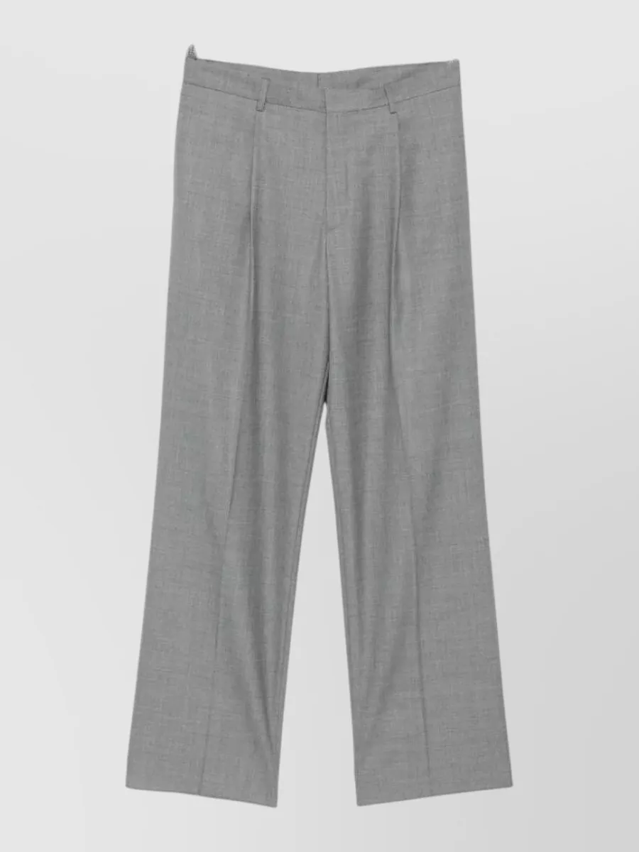 Lardini Pleated Wide-Leg Trousers