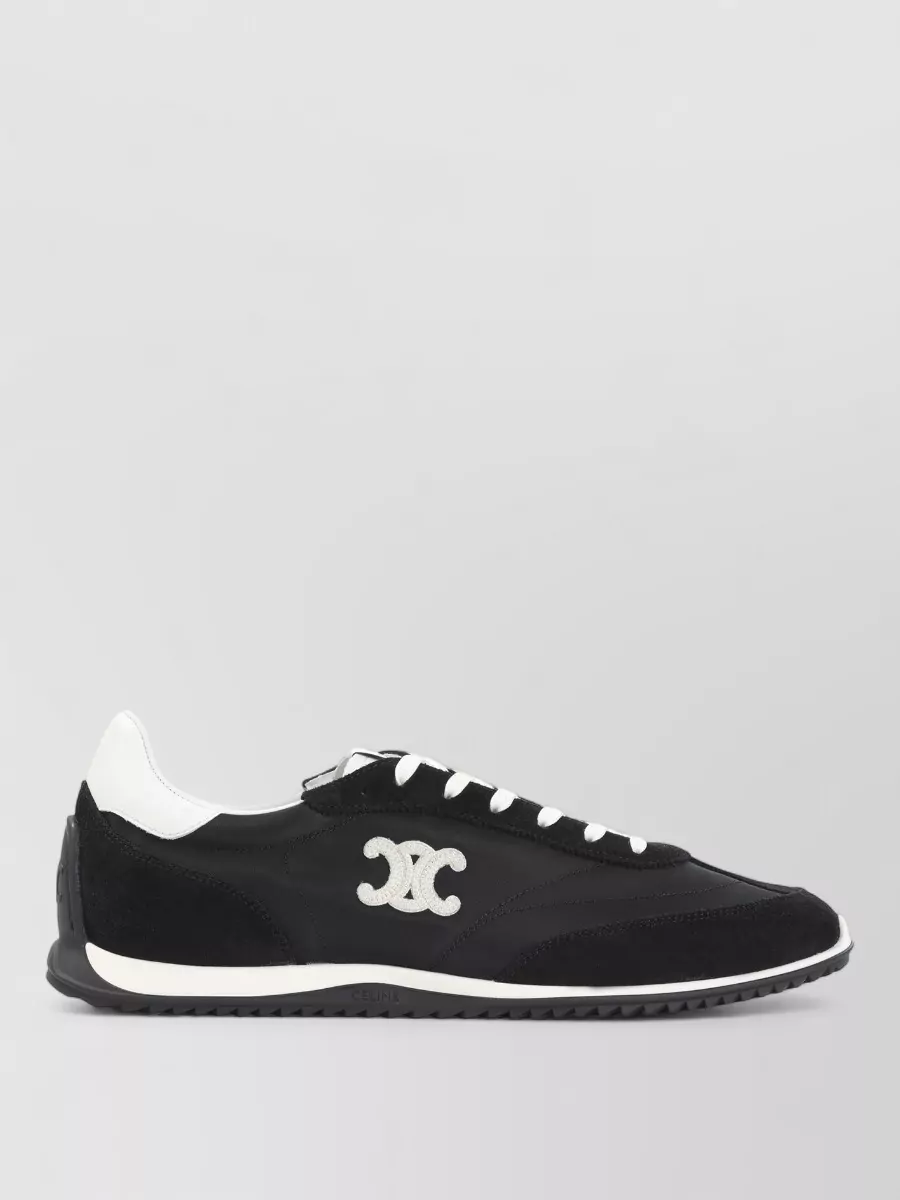 Celine Leather Low-Top Sneakers