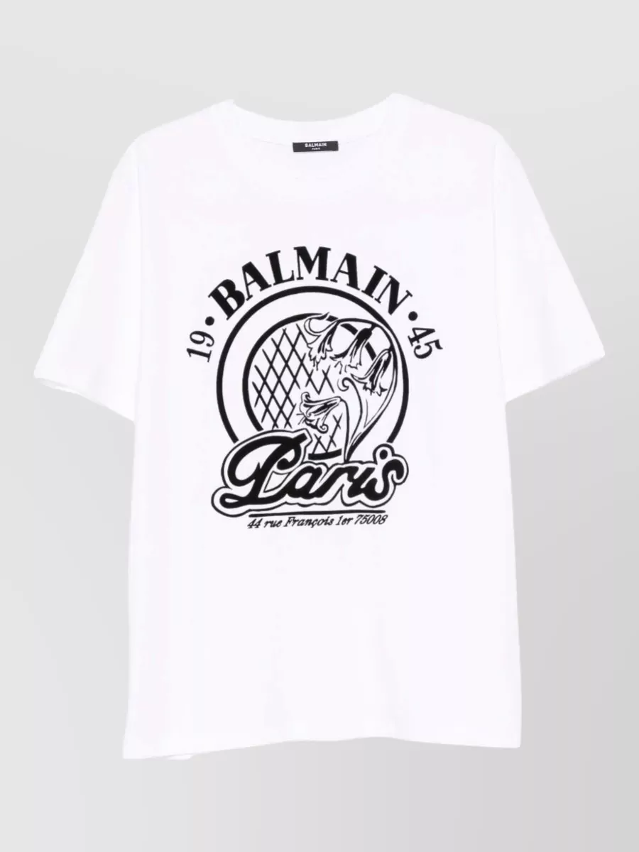 Balmain cotton short-sleeve t-shirt