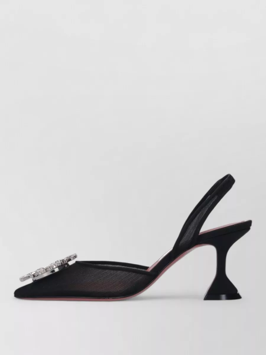 Amina Muaddi Mesh Pumps