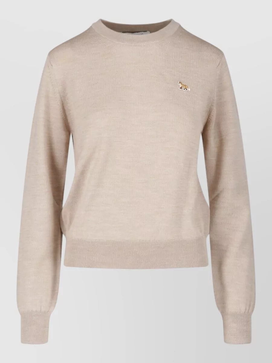 Maison Kitsuné Wool Crewneck Sweatshirt
