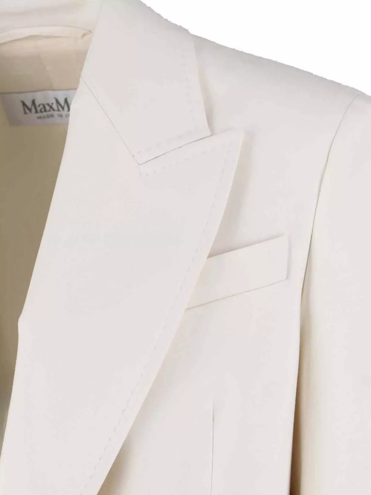 Max Mara Tailored Double-Breasted Jacket Flap Pockets