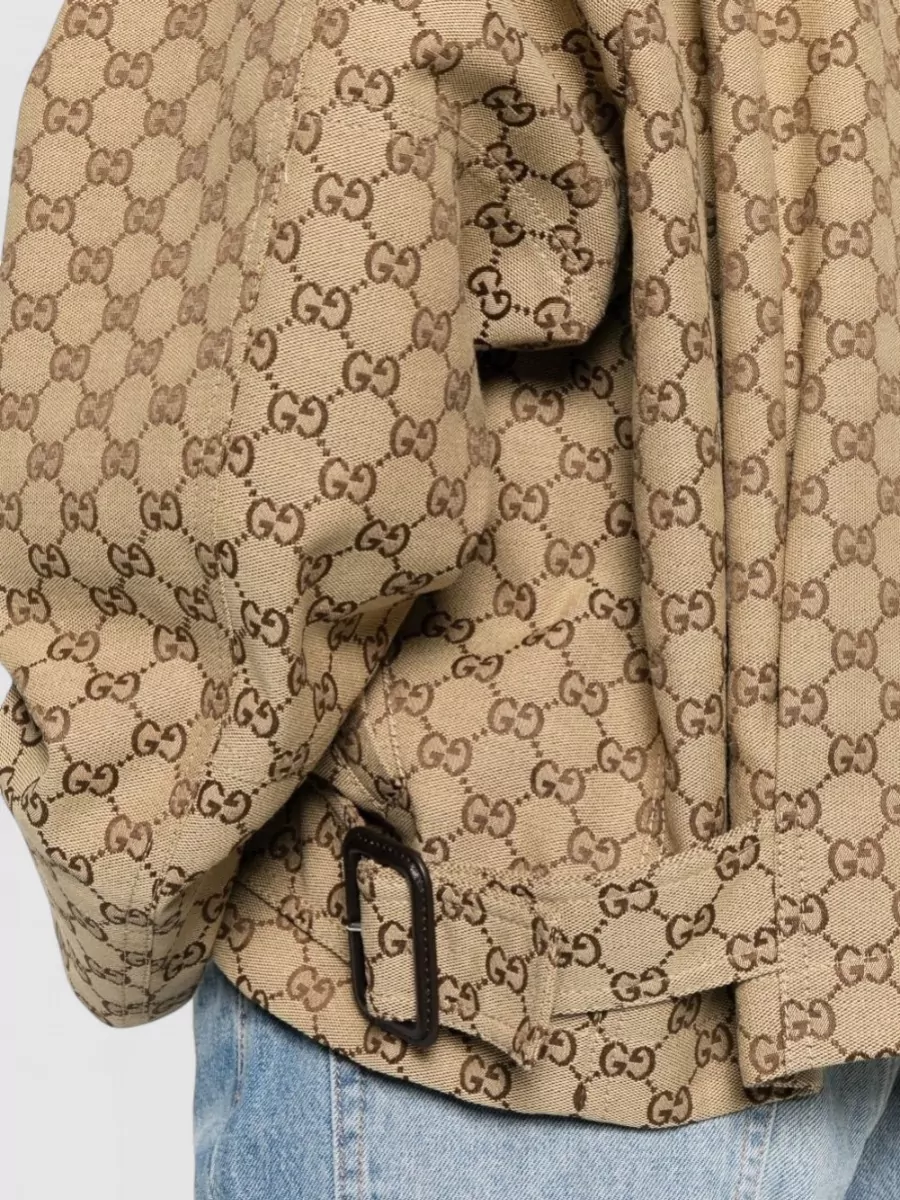 Gucci Jackets Adjustable Hem Buttoned Cuffs Front Pockets