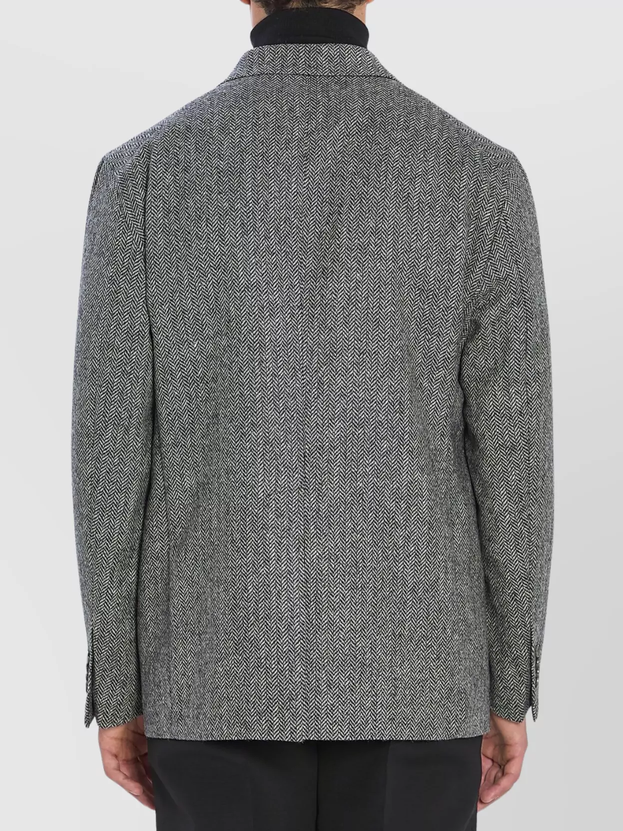 Tagliatore Double-Breasted Herringbone Wool Jacket