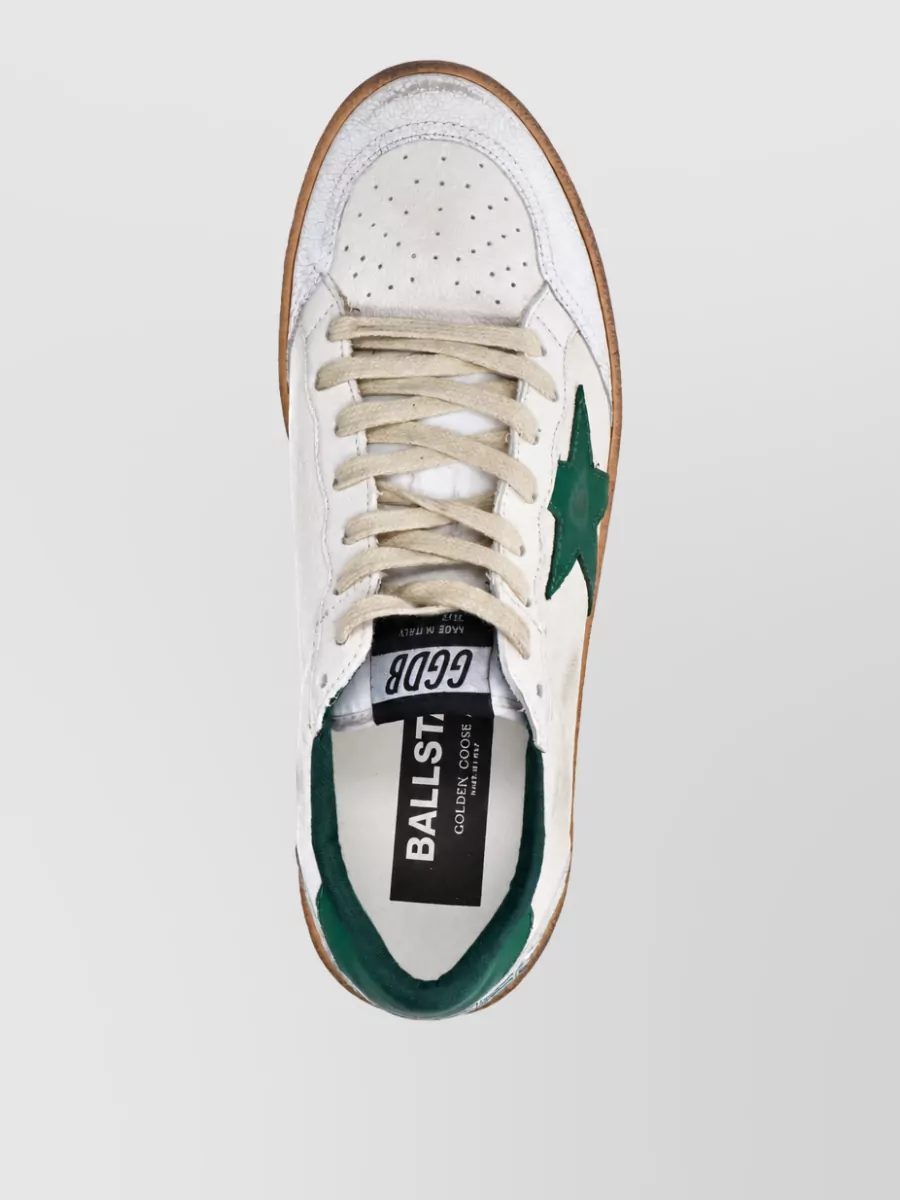 Golden Goose Leather Low-Top Sneakers