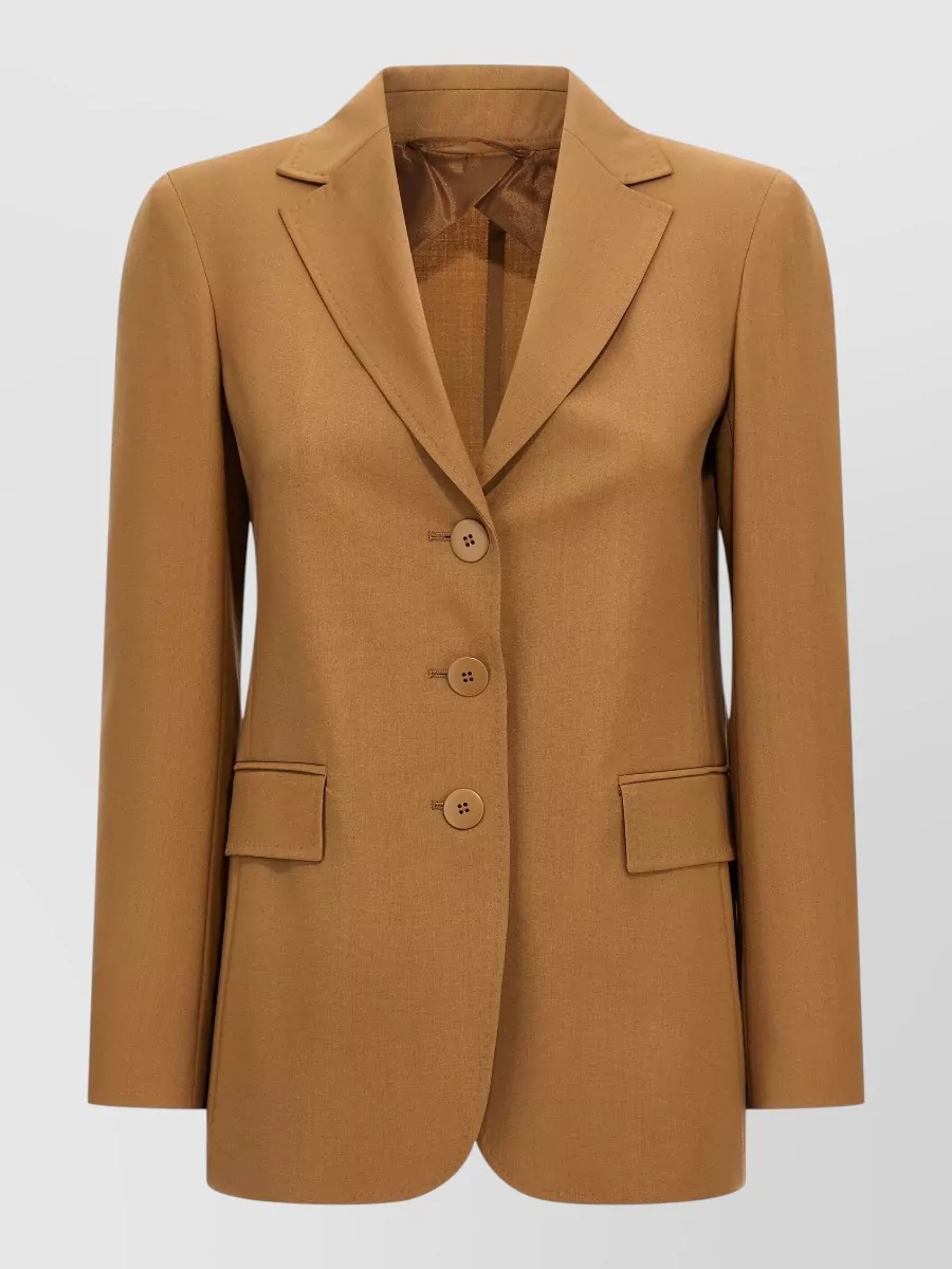 S Max Mara virgin wool single-breasted blazer
