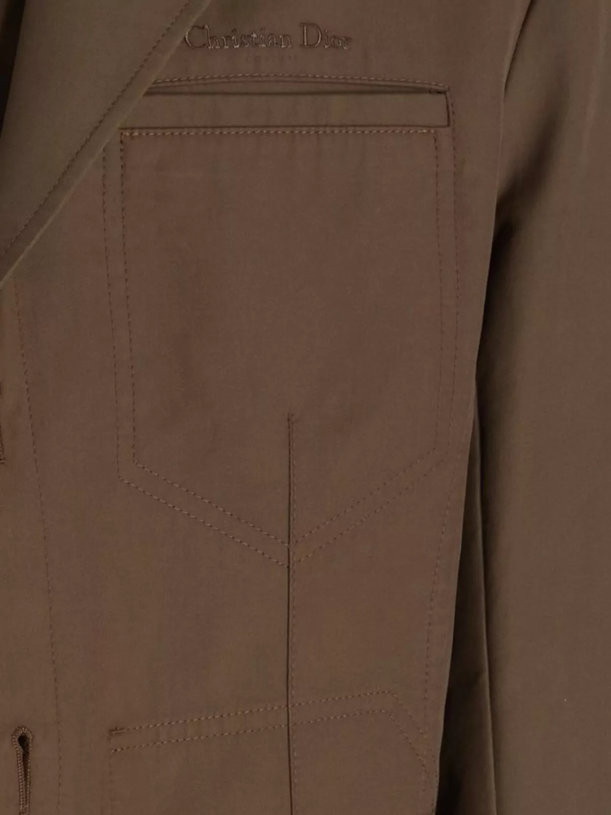 Christian Dior Jackets With Front Pockets And Notched Lapel