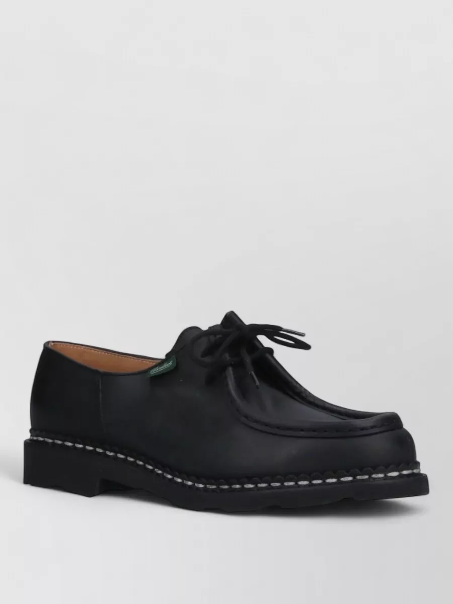Paraboot leather lace-up brogues