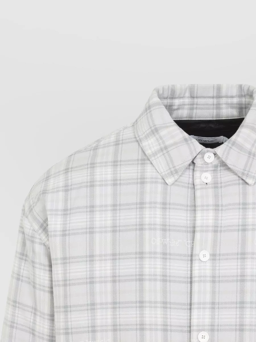 Off-White Checked Quilted Overshirt