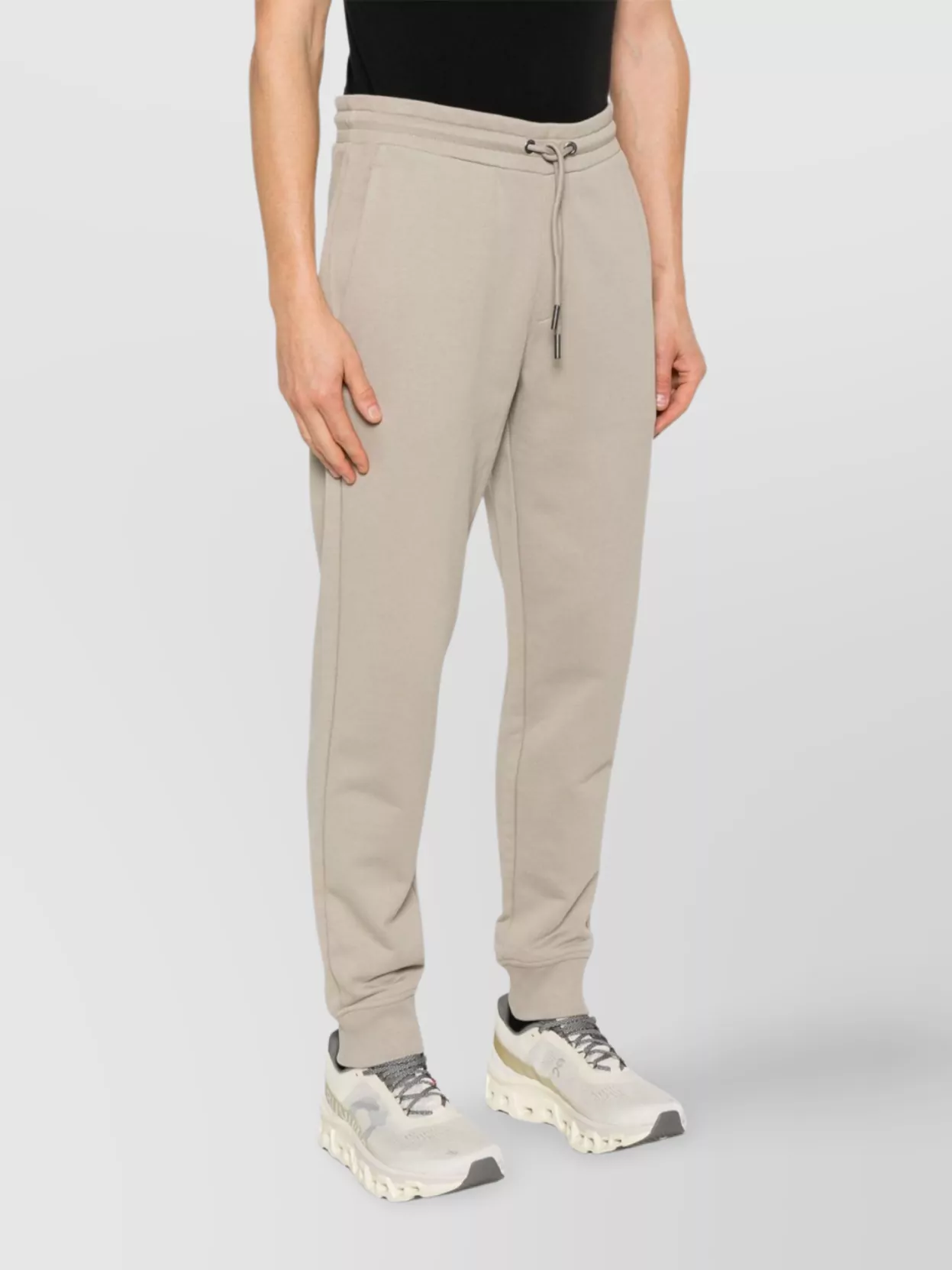 Calvin Klein Structured Embroidery Sweatpants Adjustable Drawstring
