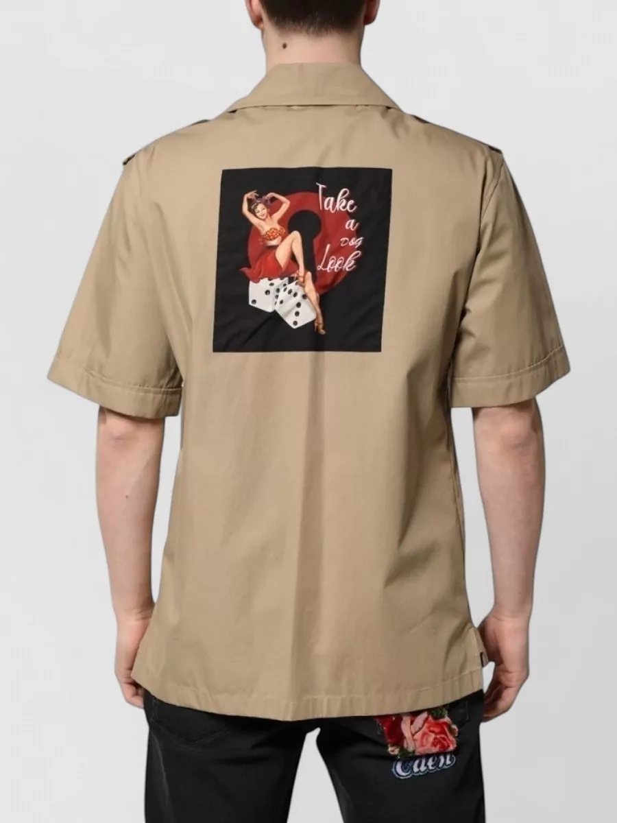 Dolce&Gabbana Graphic Print Short-Sleeve Shirt
