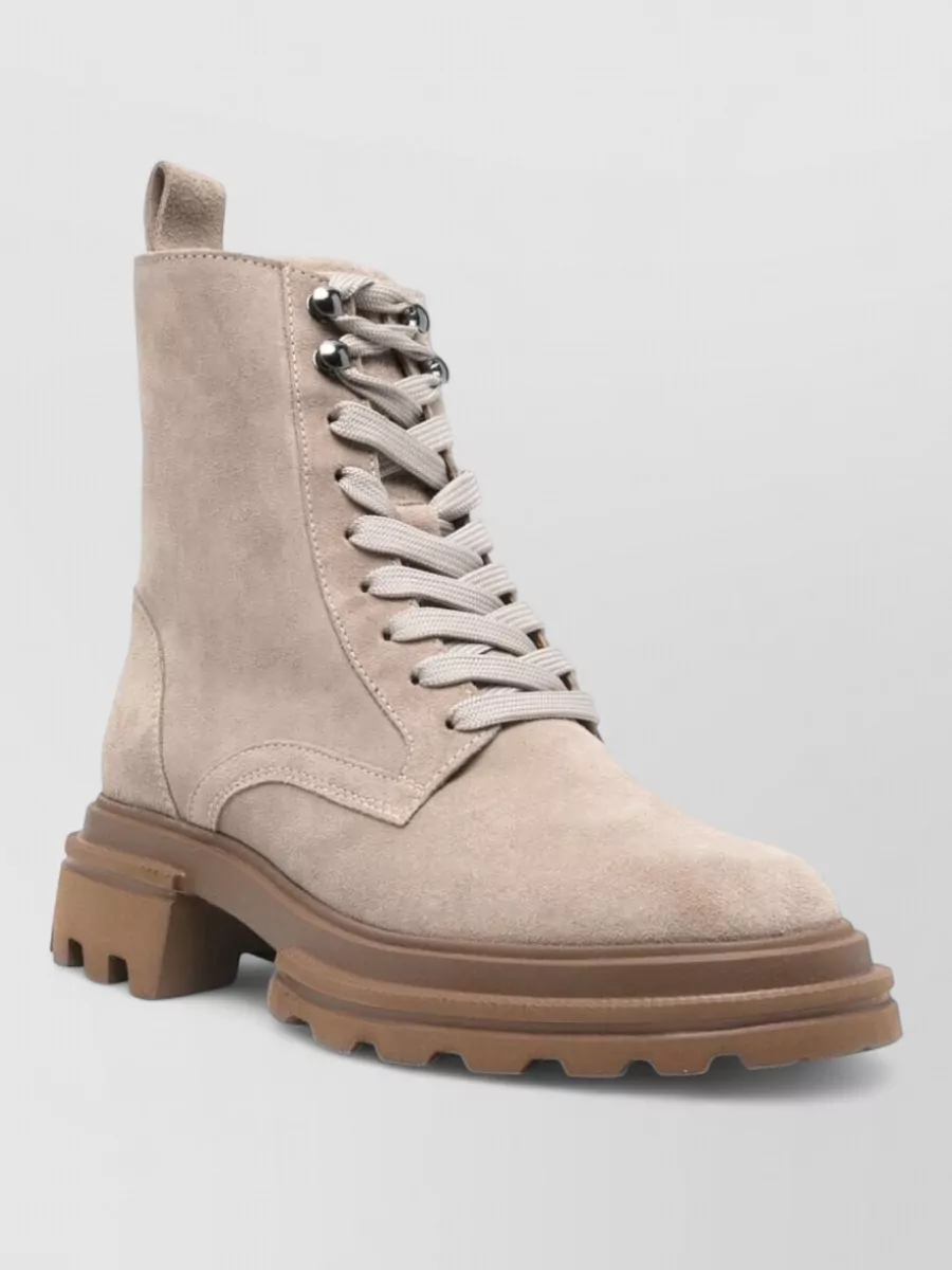 Hogan Leather ankle boots