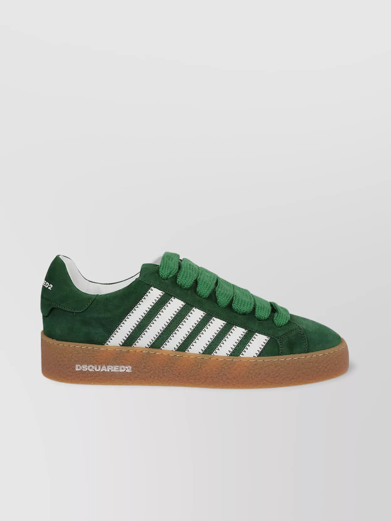 Dsquared2 Patch Logo Round Toe Lace-up Sneakers