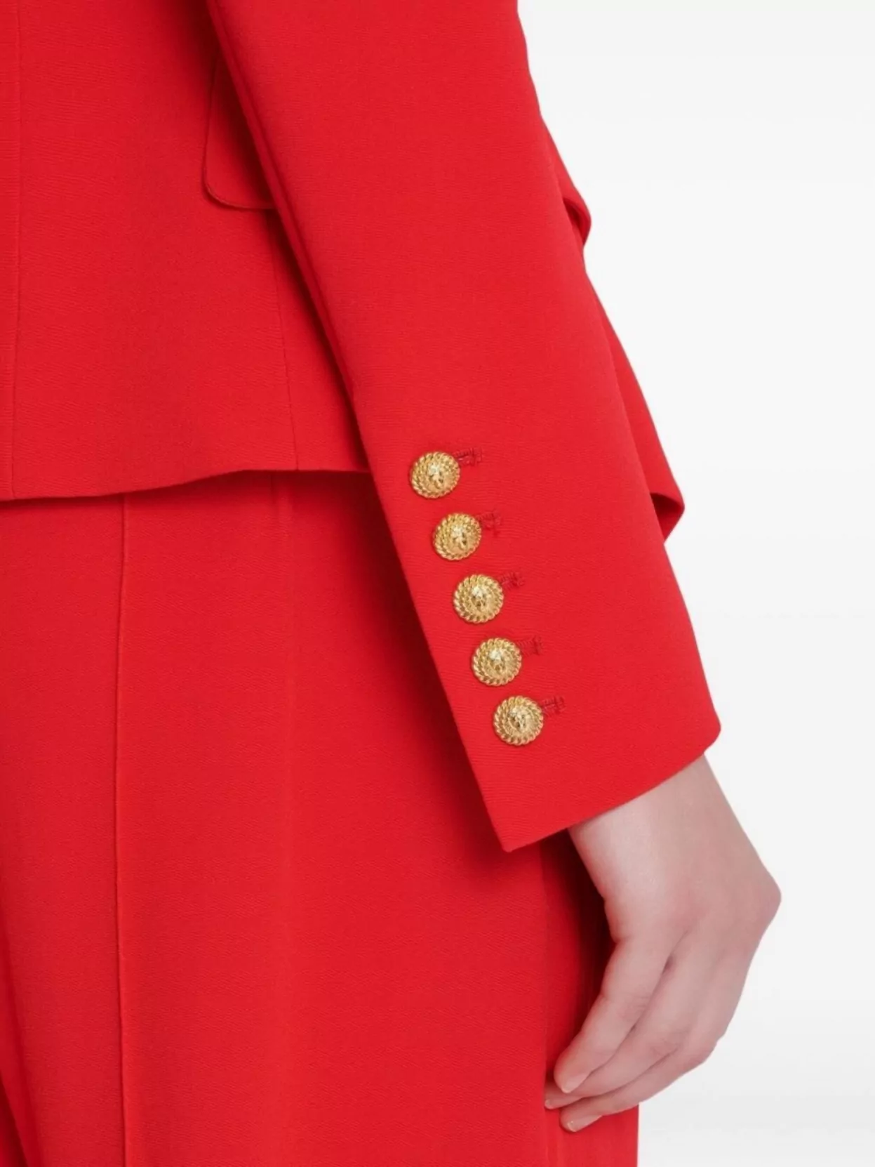 Balmain Lapels Double-Breasted Blazer Peak