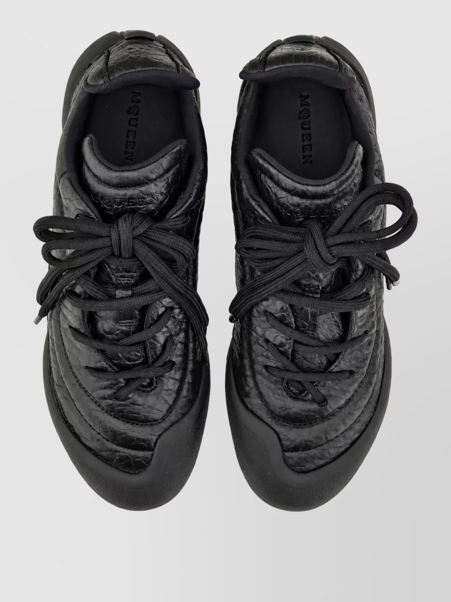 Alexander Mcqueen Leather Low-Top Sneakers