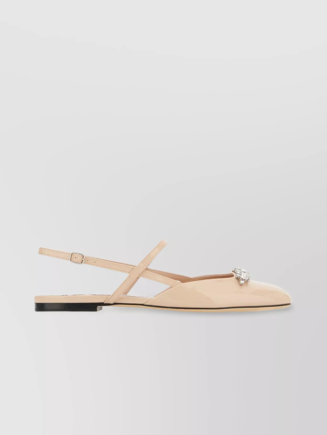 Jimmy Choo Embellished Detail Pointed Toe Ballerinas