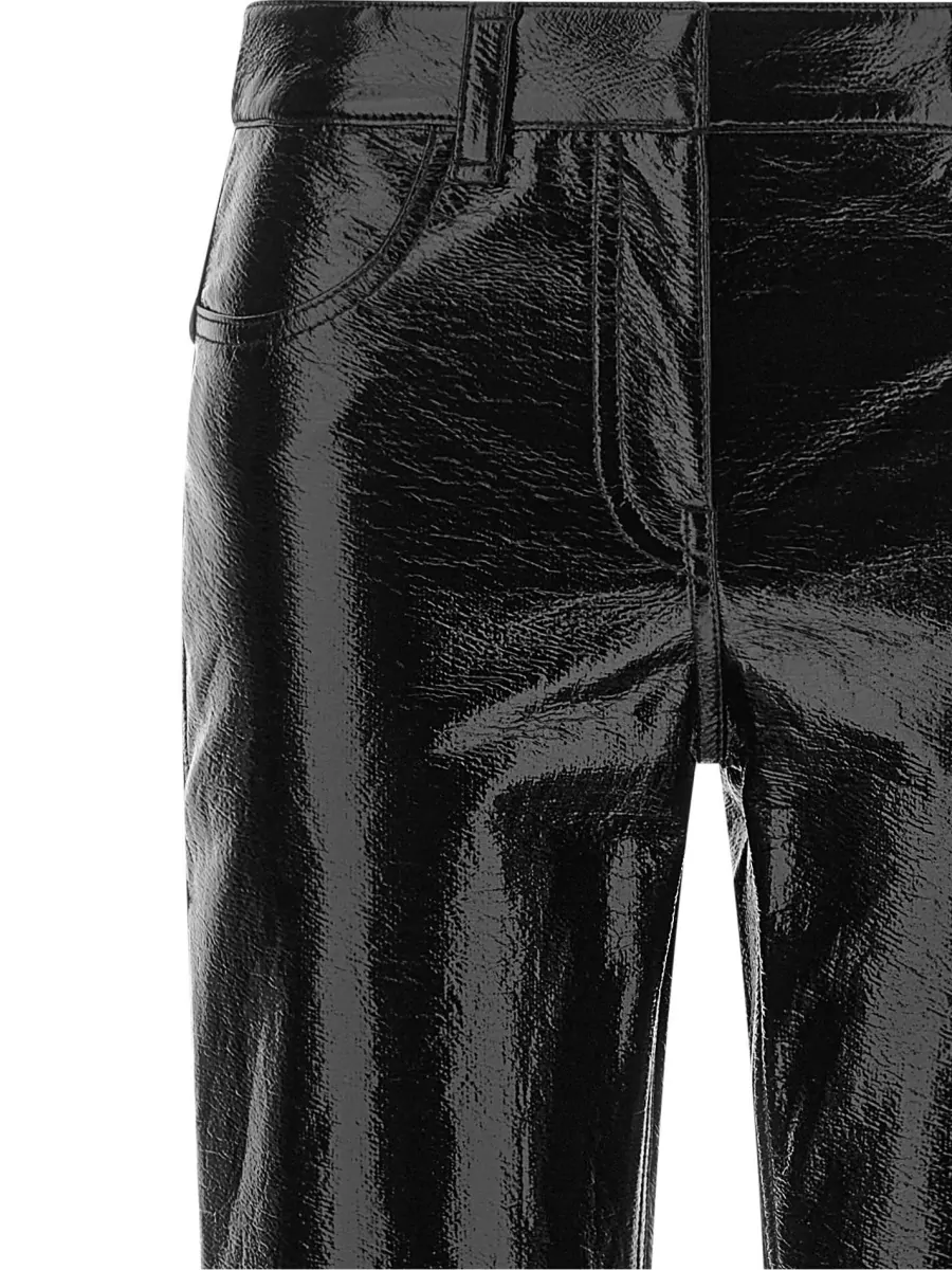 Courrèges Vinyl Straight-Leg Trousers